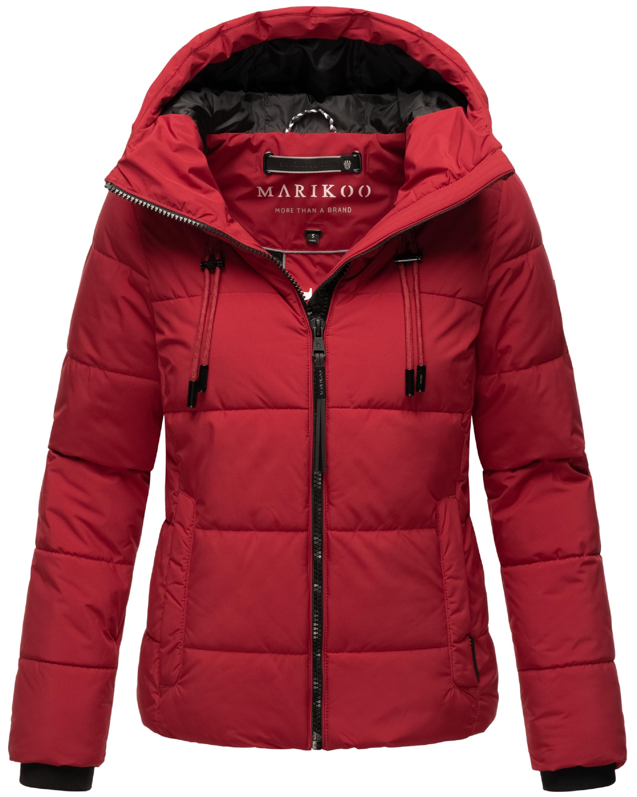 Steppjacke mit Kapuze "Shimoaa XVI" Dark Red