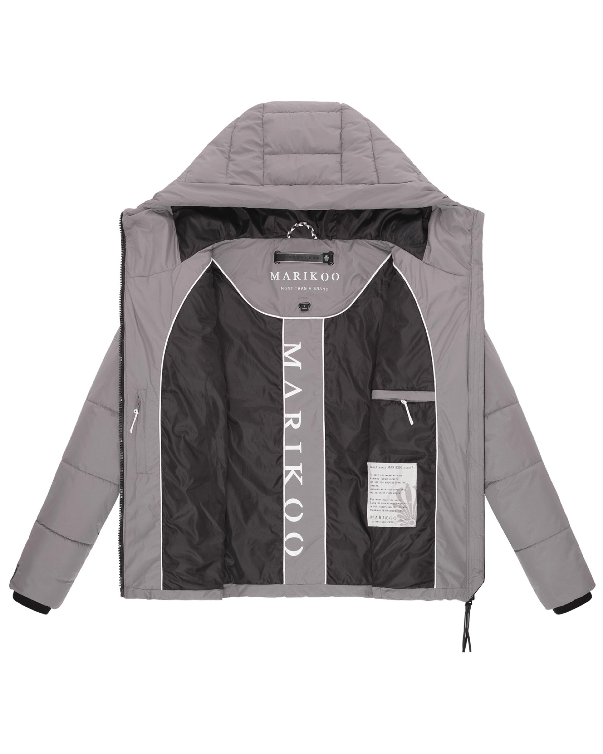 Steppjacke mit Kapuze "Shimoaa XVI" Grey