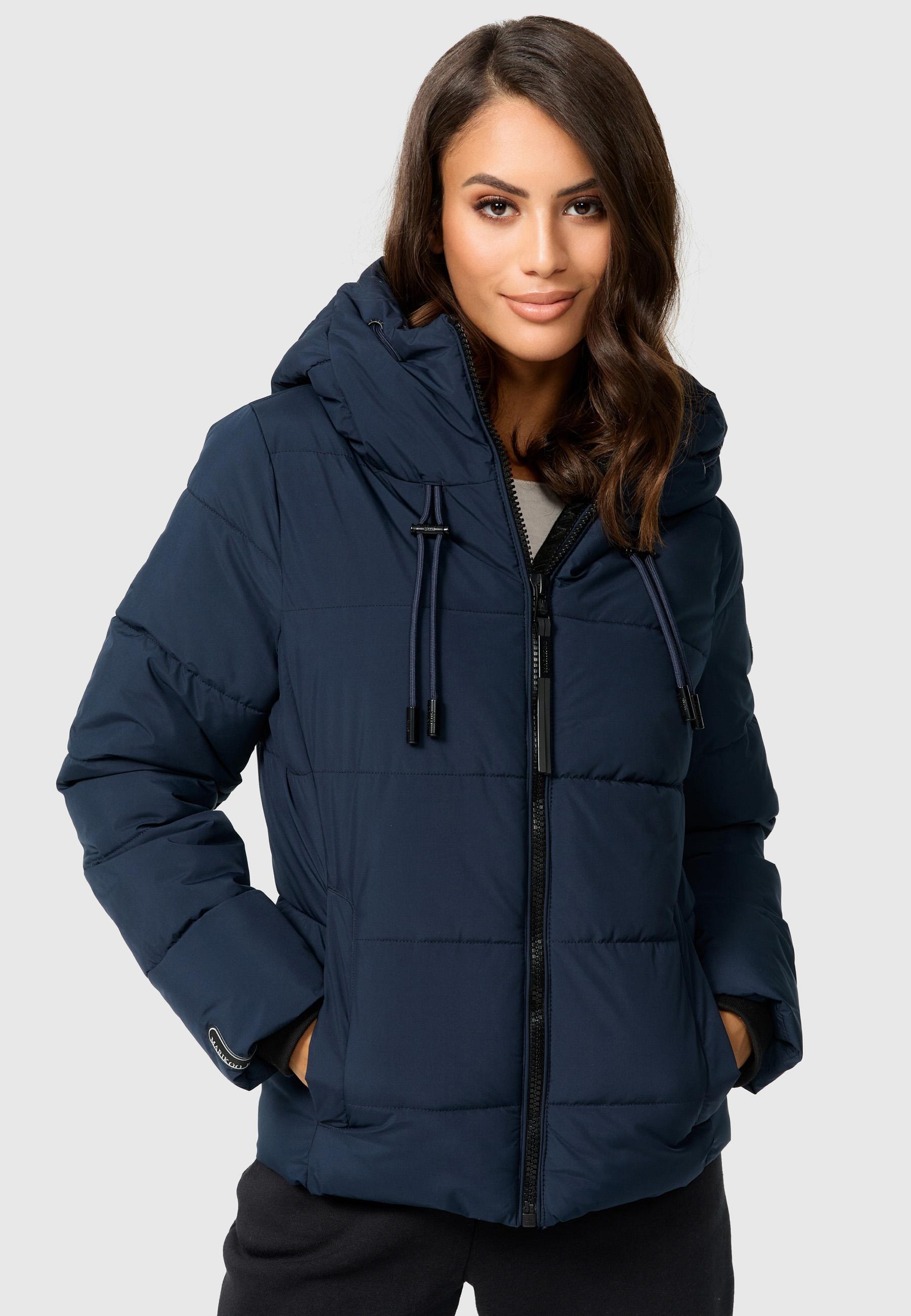 Steppjacke mit Kapuze "Shimoaa XVI" Navy