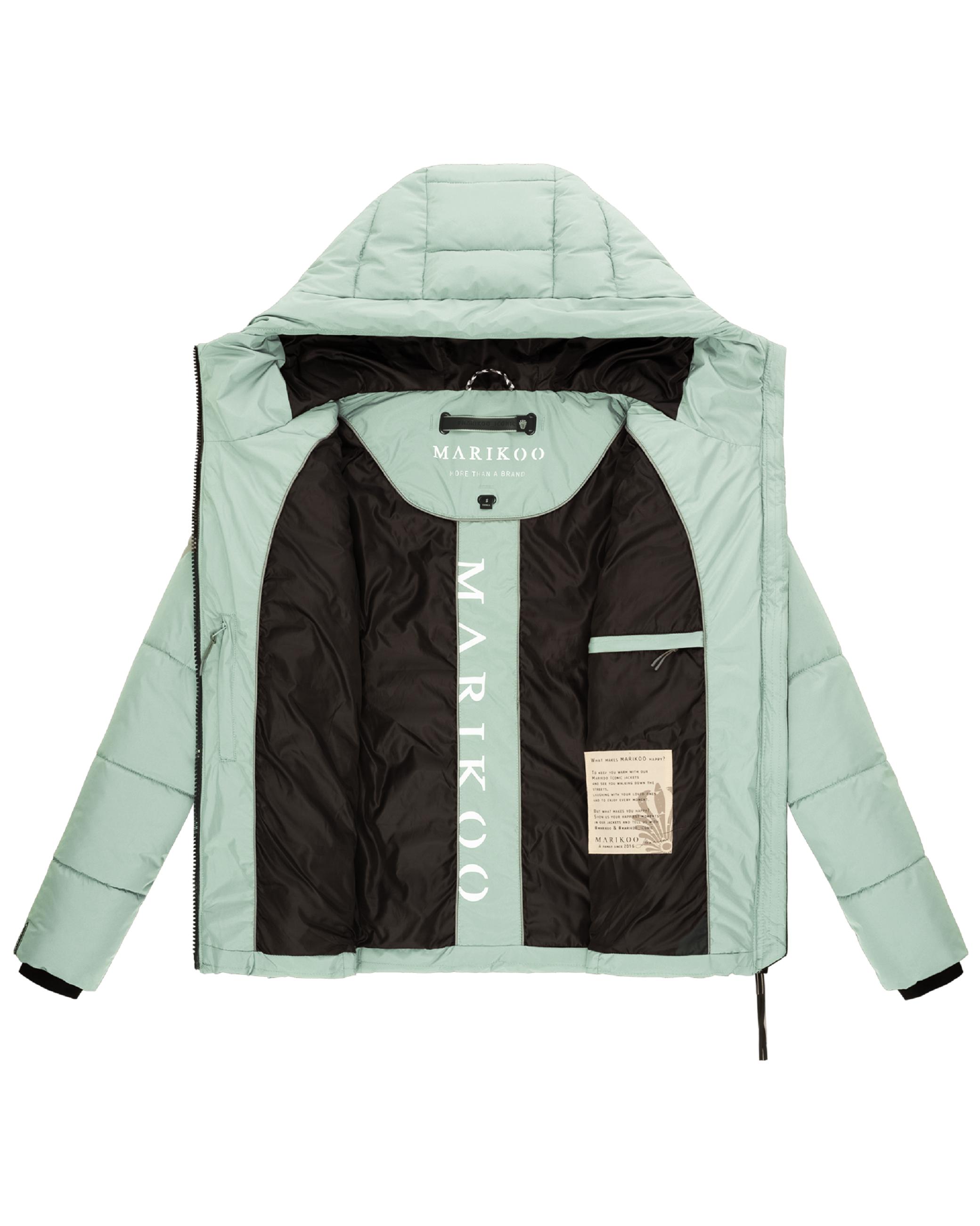 Steppjacke mit Kapuze "Shimoaa XVI" Smokey Mint