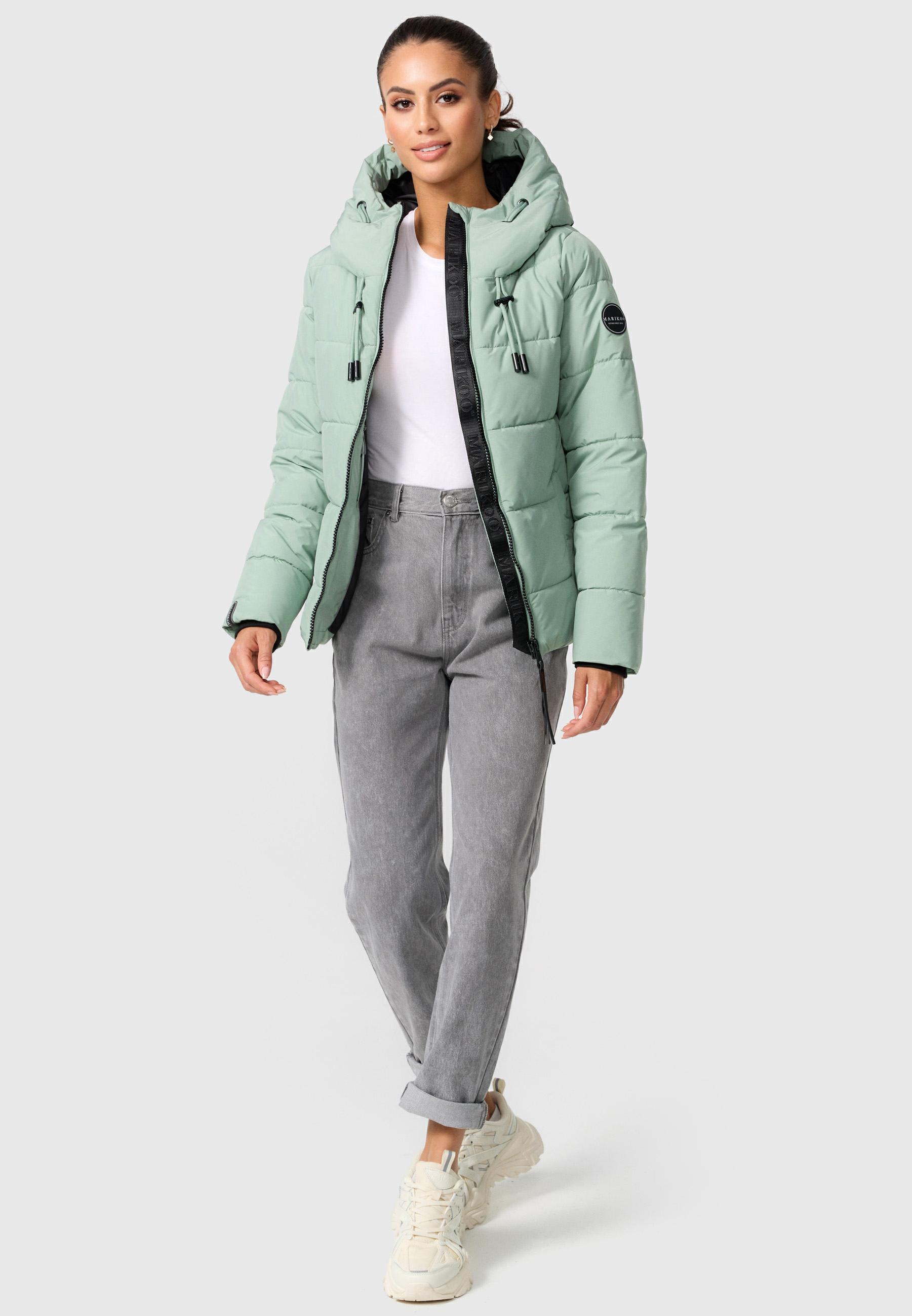 Steppjacke mit Kapuze "Shimoaa XVI" Smokey Mint