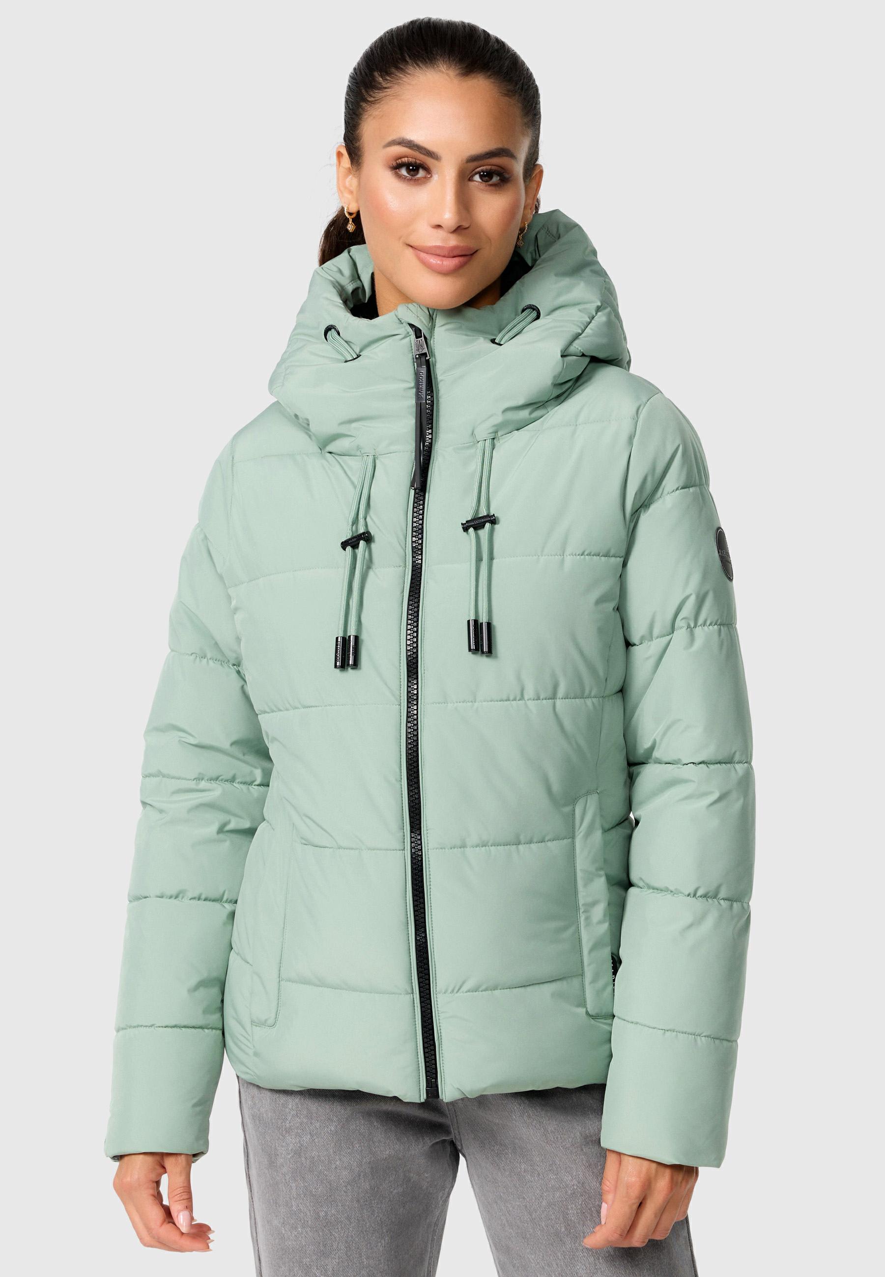 Steppjacke mit Kapuze "Shimoaa XVI" Smokey Mint