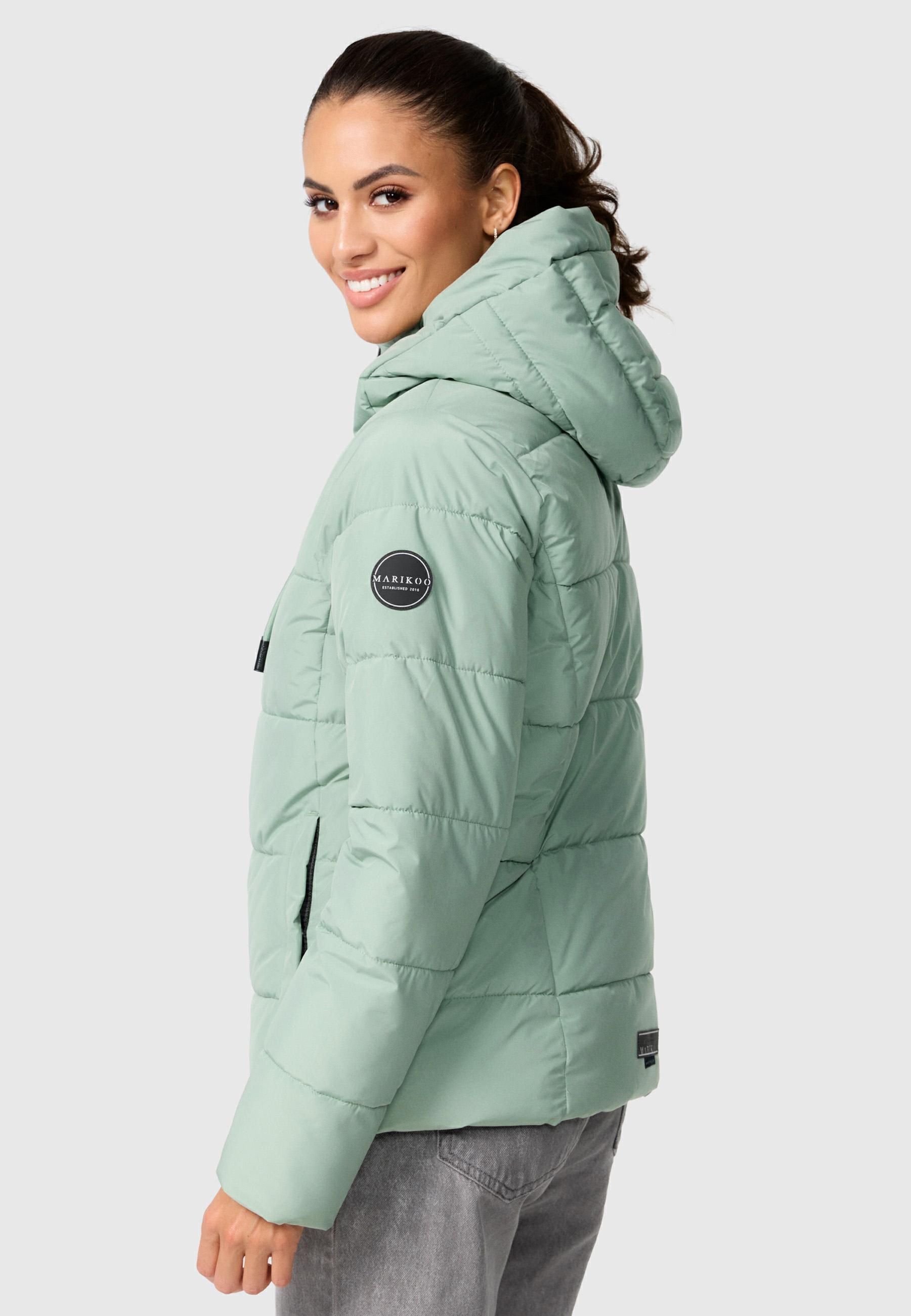 Steppjacke mit Kapuze "Shimoaa XVI" Smokey Mint