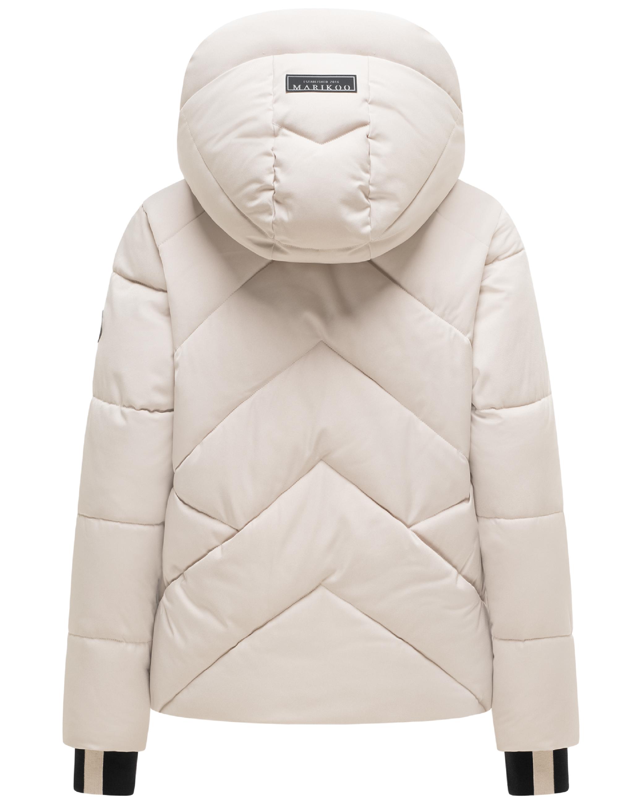 Steppjacke mit abnehmbarer Kapuze und Teddyfleece-Innenfutter "Shinamii XVI" Bone