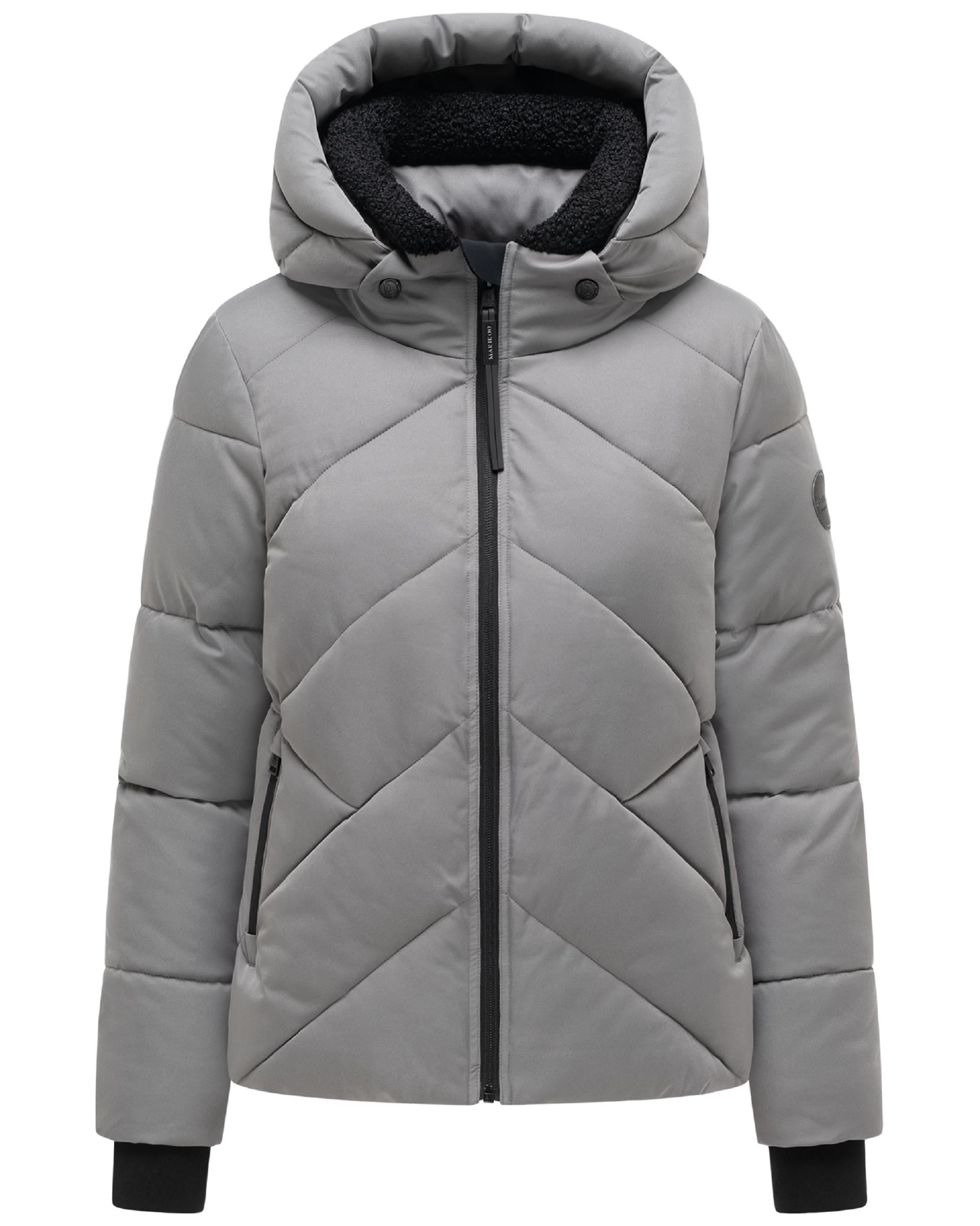 Steppjacke mit abnehmbarer Kapuze und Teddyfleece-Innenfutter "Shinamii XVI" Grey