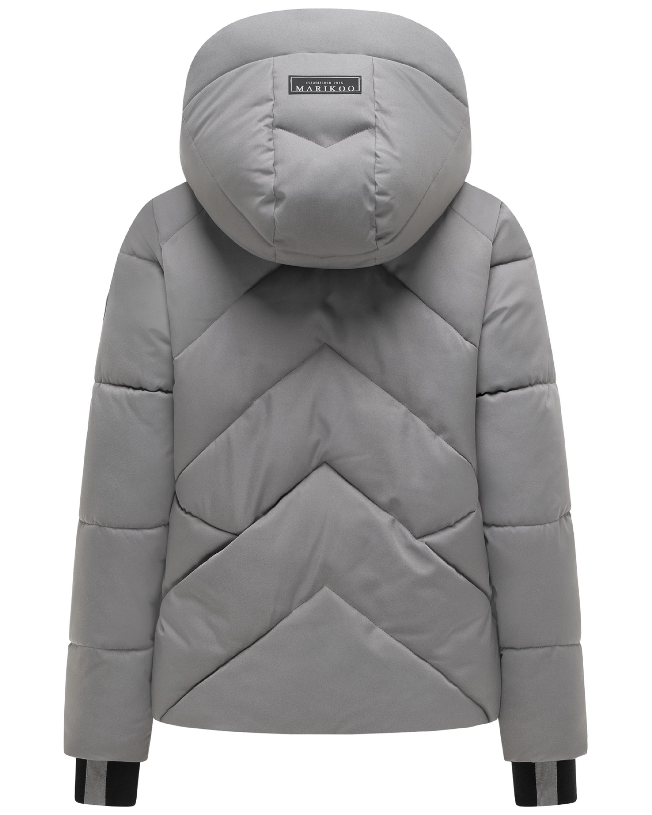 Steppjacke mit abnehmbarer Kapuze und Teddyfleece-Innenfutter "Shinamii XVI" Grey