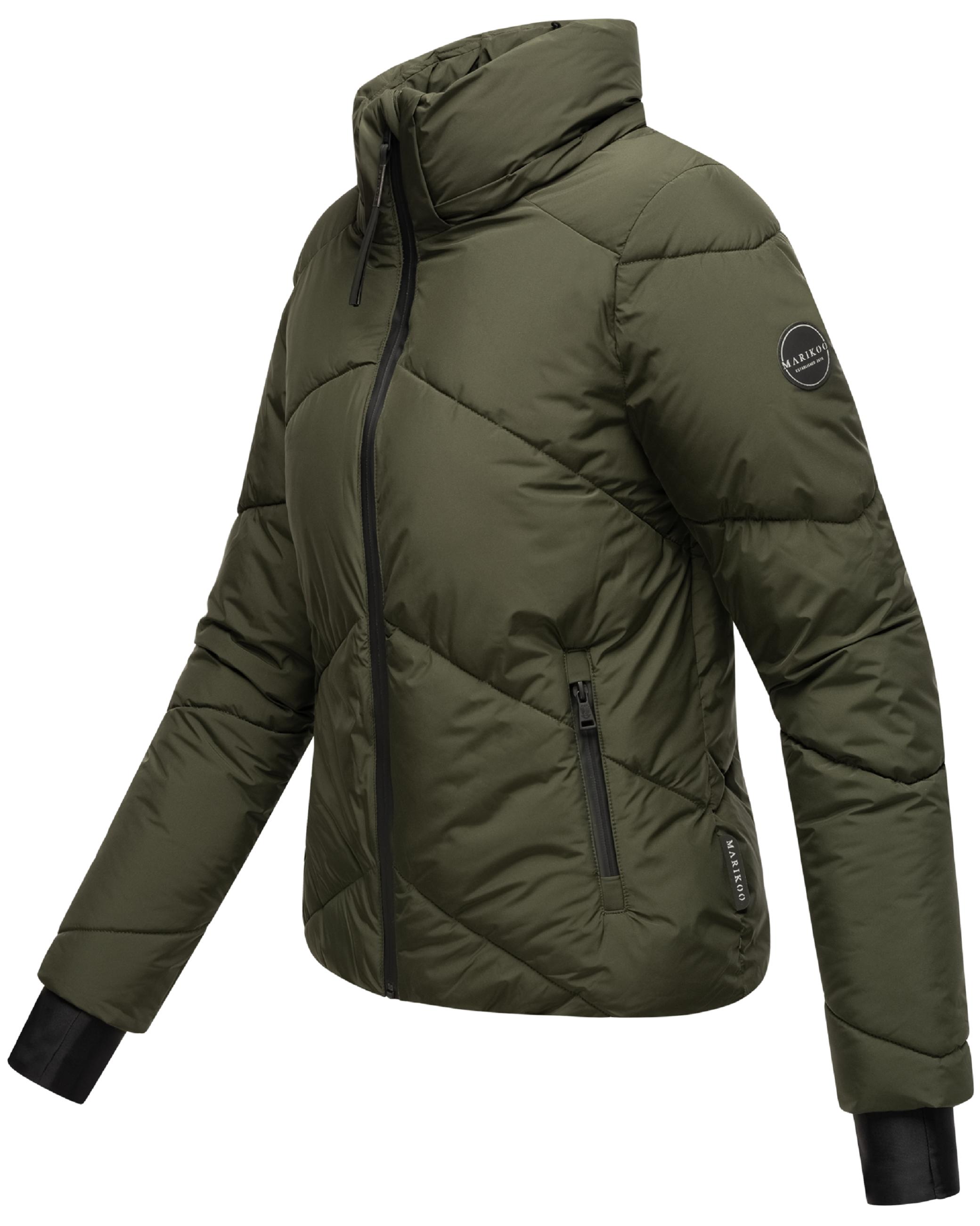 Winterjacke mit Fellragen "Simaraa XVI" Dark Olive