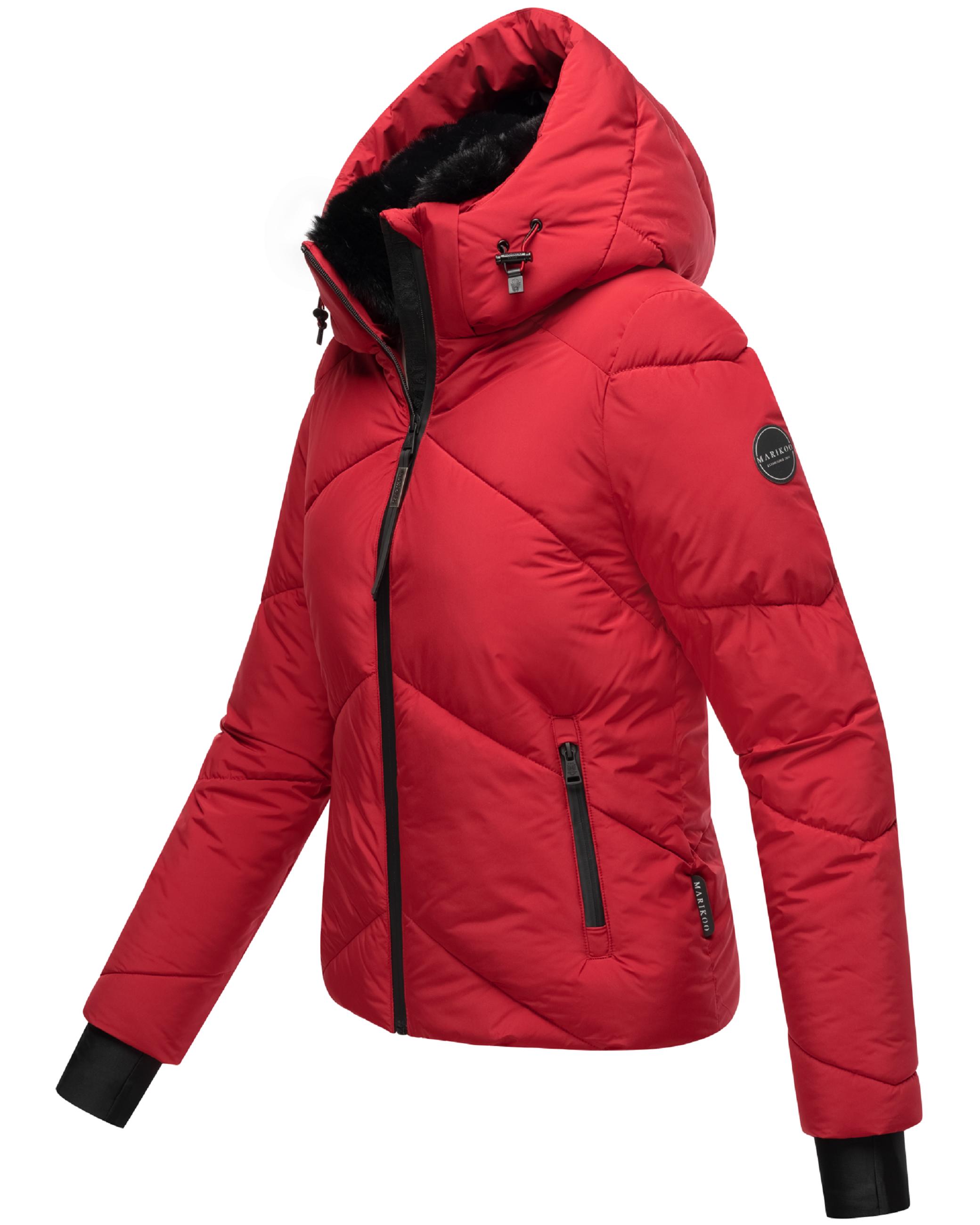 Winterjacke mit Fellragen "Simaraa XVI" Dark Red