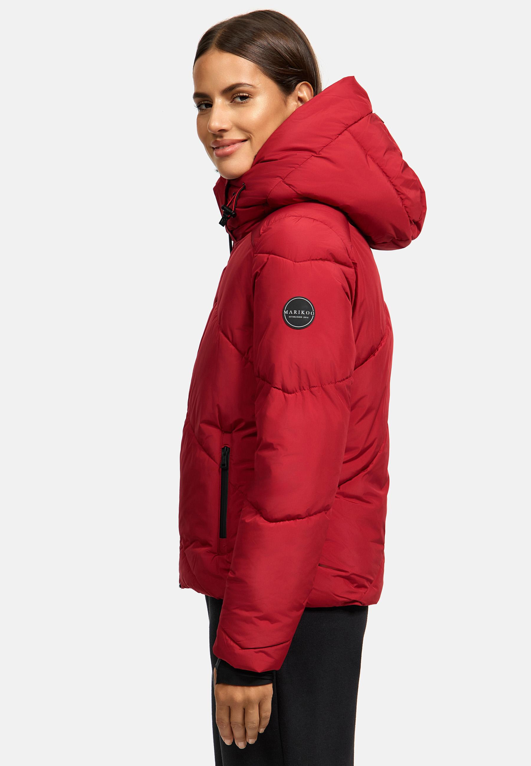 Winterjacke mit Fellragen "Simaraa XVI" Dark Red