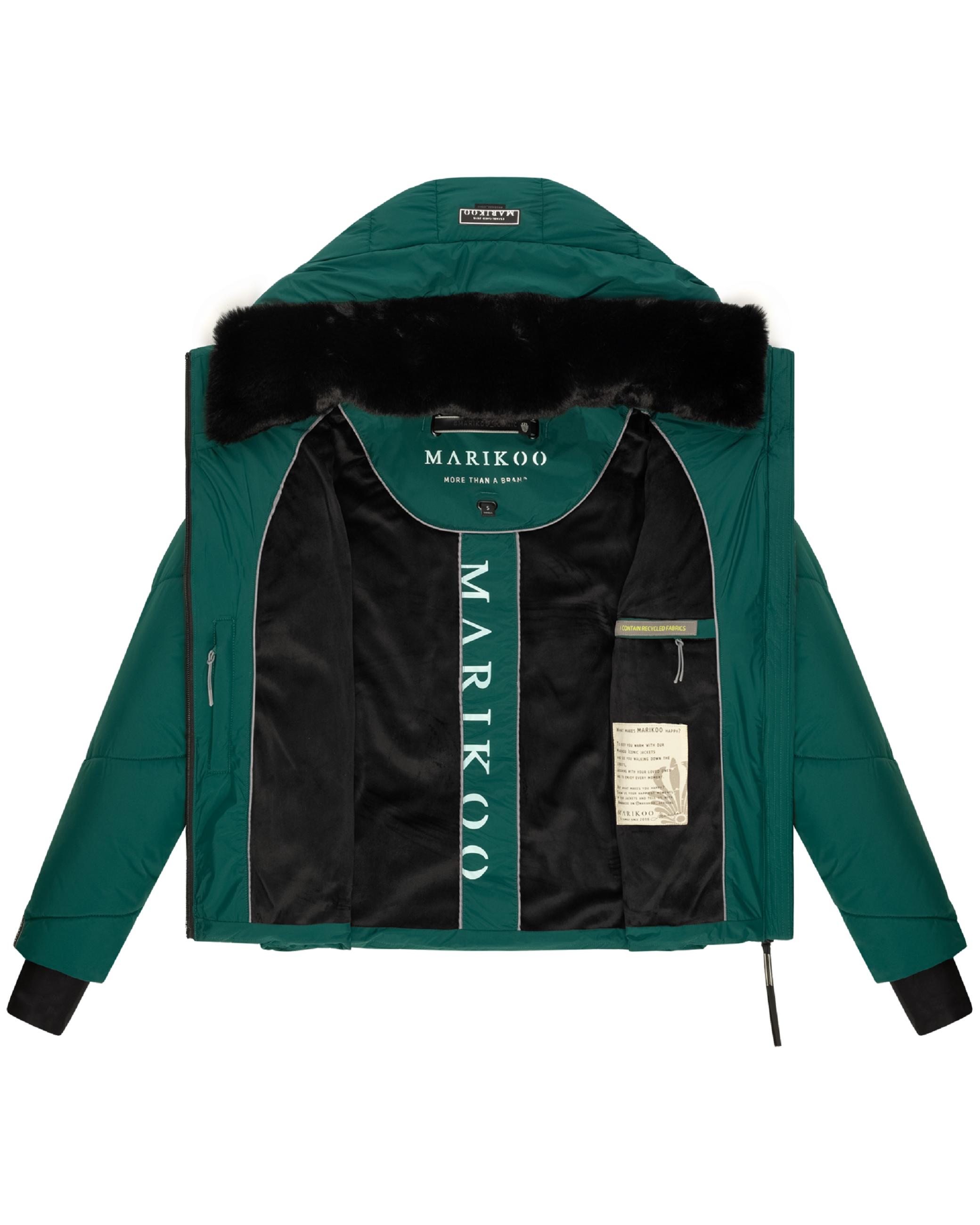 Winterjacke mit Fellragen "Simaraa XVI" Evergreen