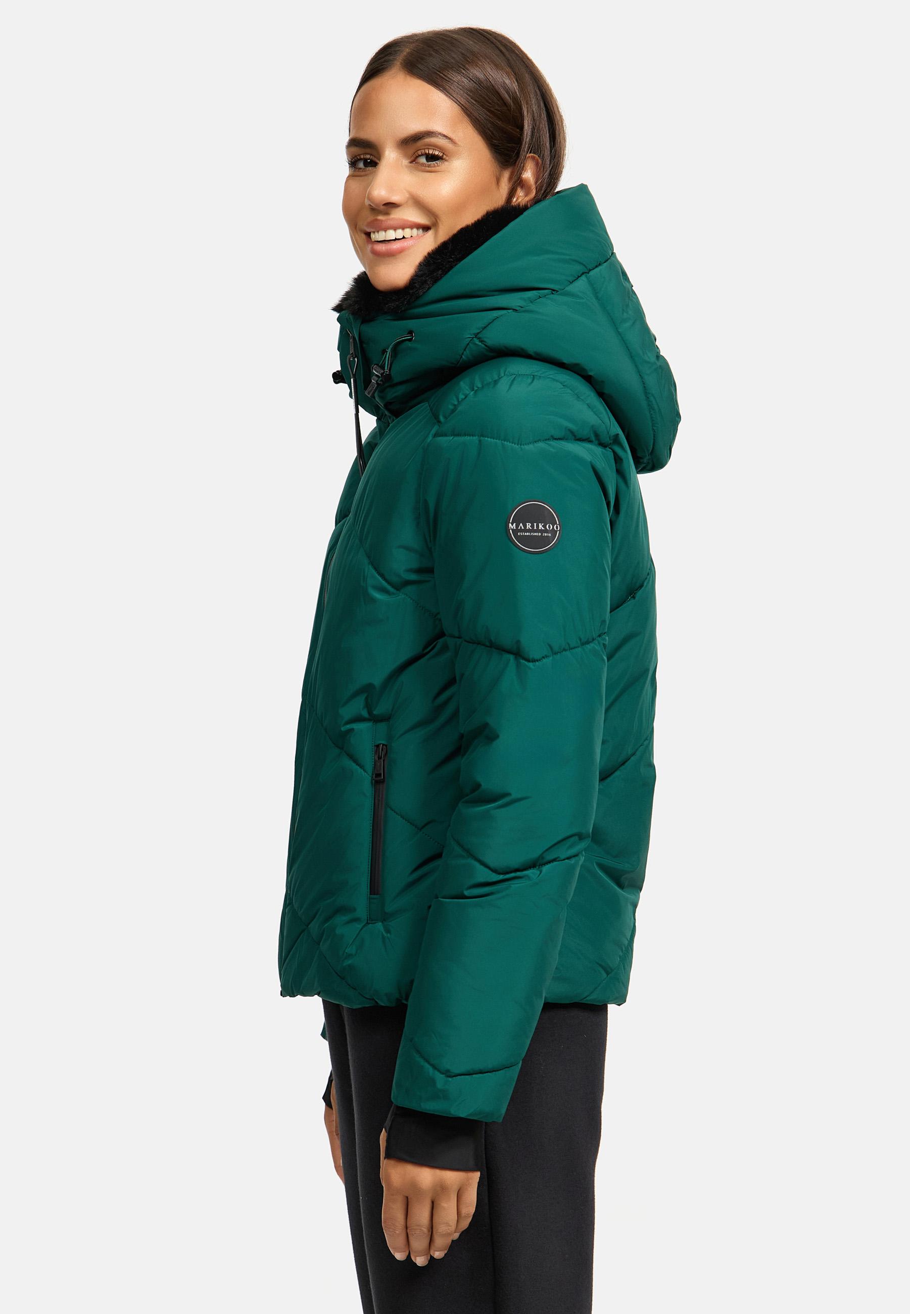 Winterjacke mit Fellragen "Simaraa XVI" Evergreen