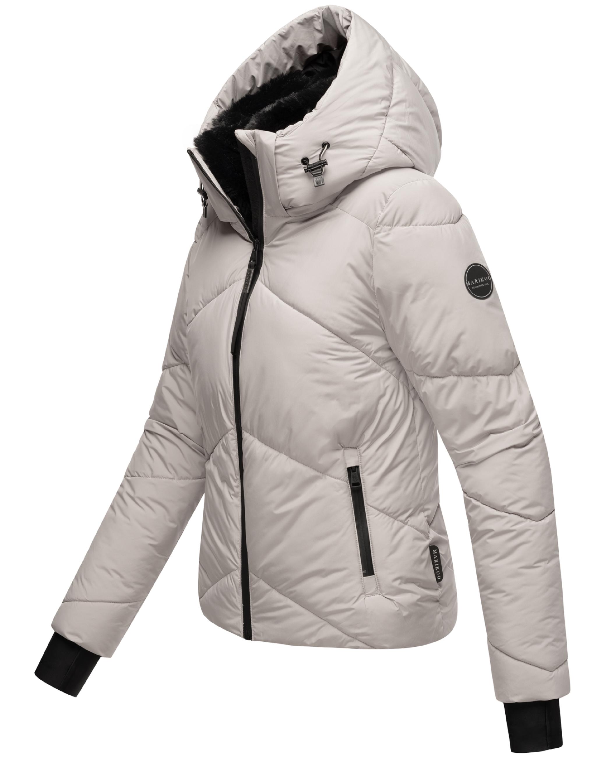 Winterjacke mit Fellragen "Simaraa XVI" Light Grey