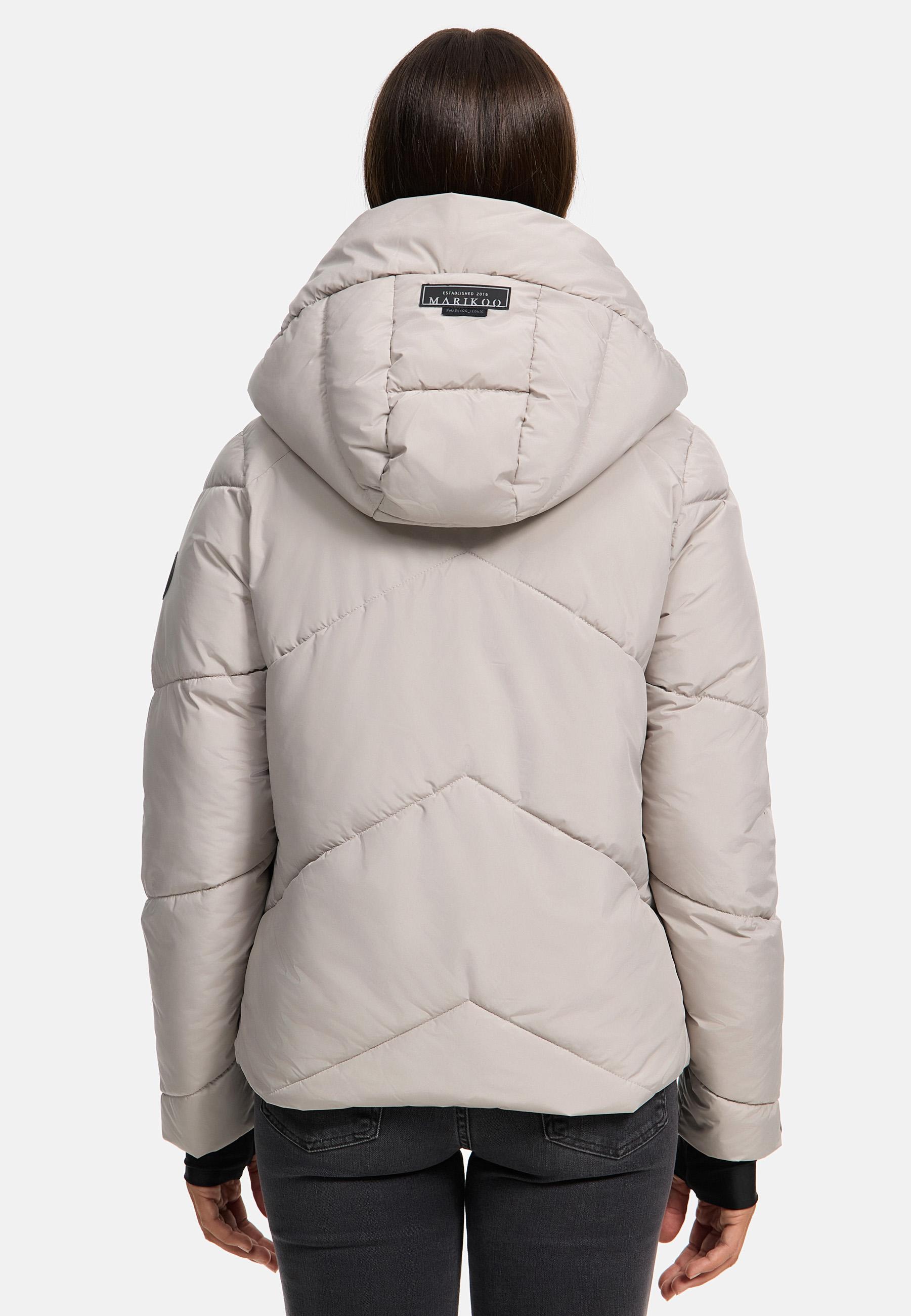 Winterjacke mit Fellragen "Simaraa XVI" Light Grey