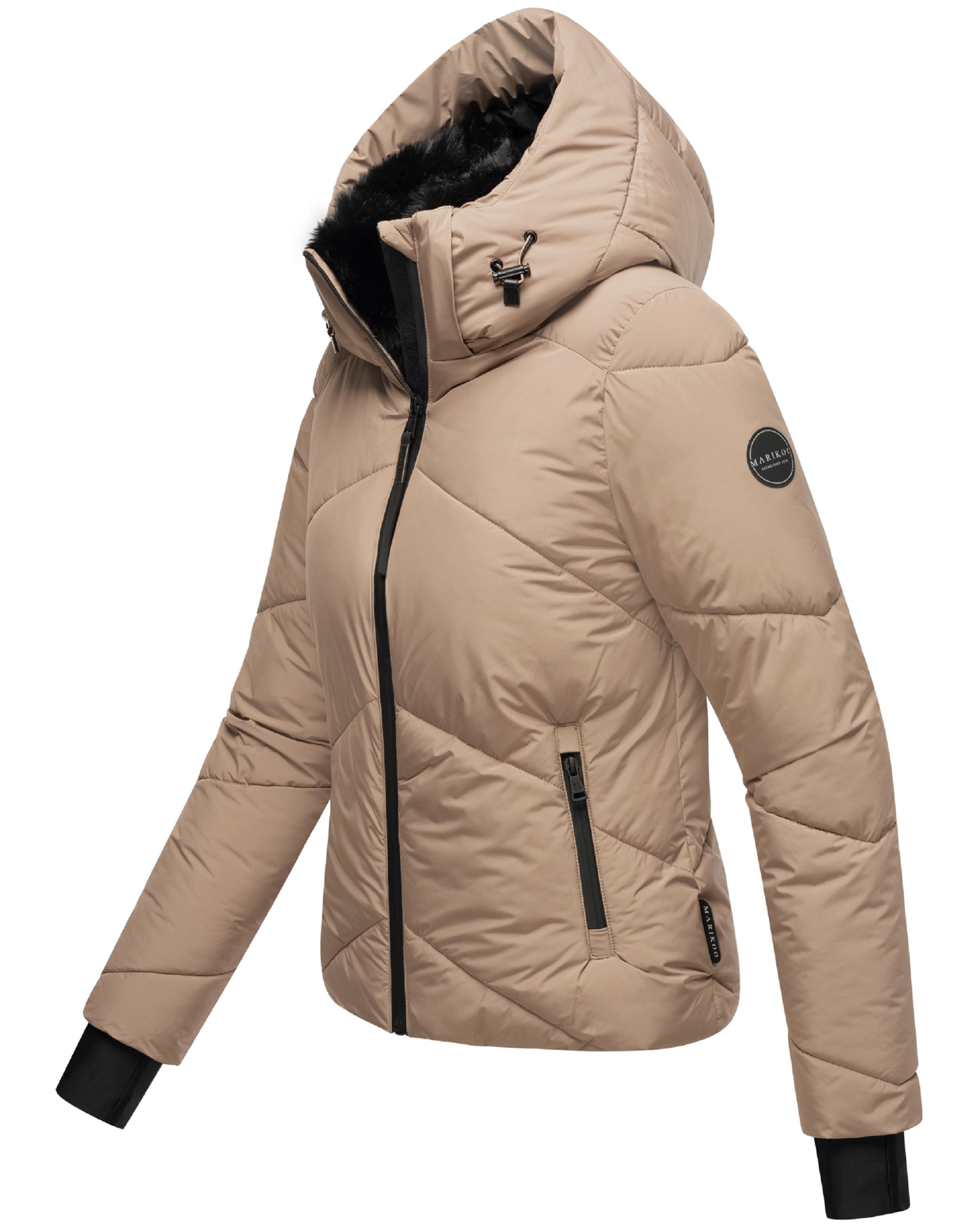 Winterjacke mit Fellragen "Simaraa XVI" Taupe Grey