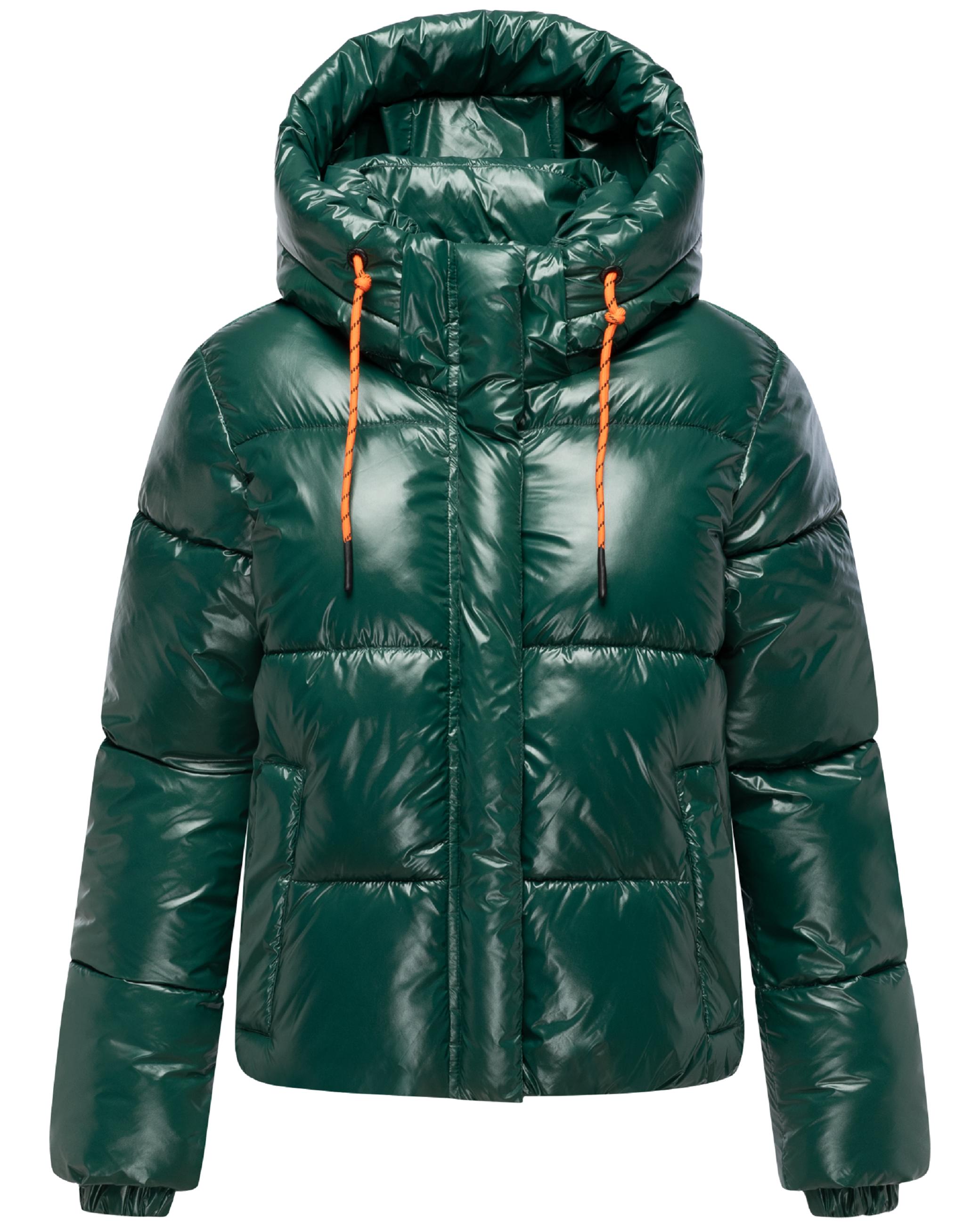 Winter Steppjacke mit abnehmbarer Kapuze "Skyraa 16" Evergreen