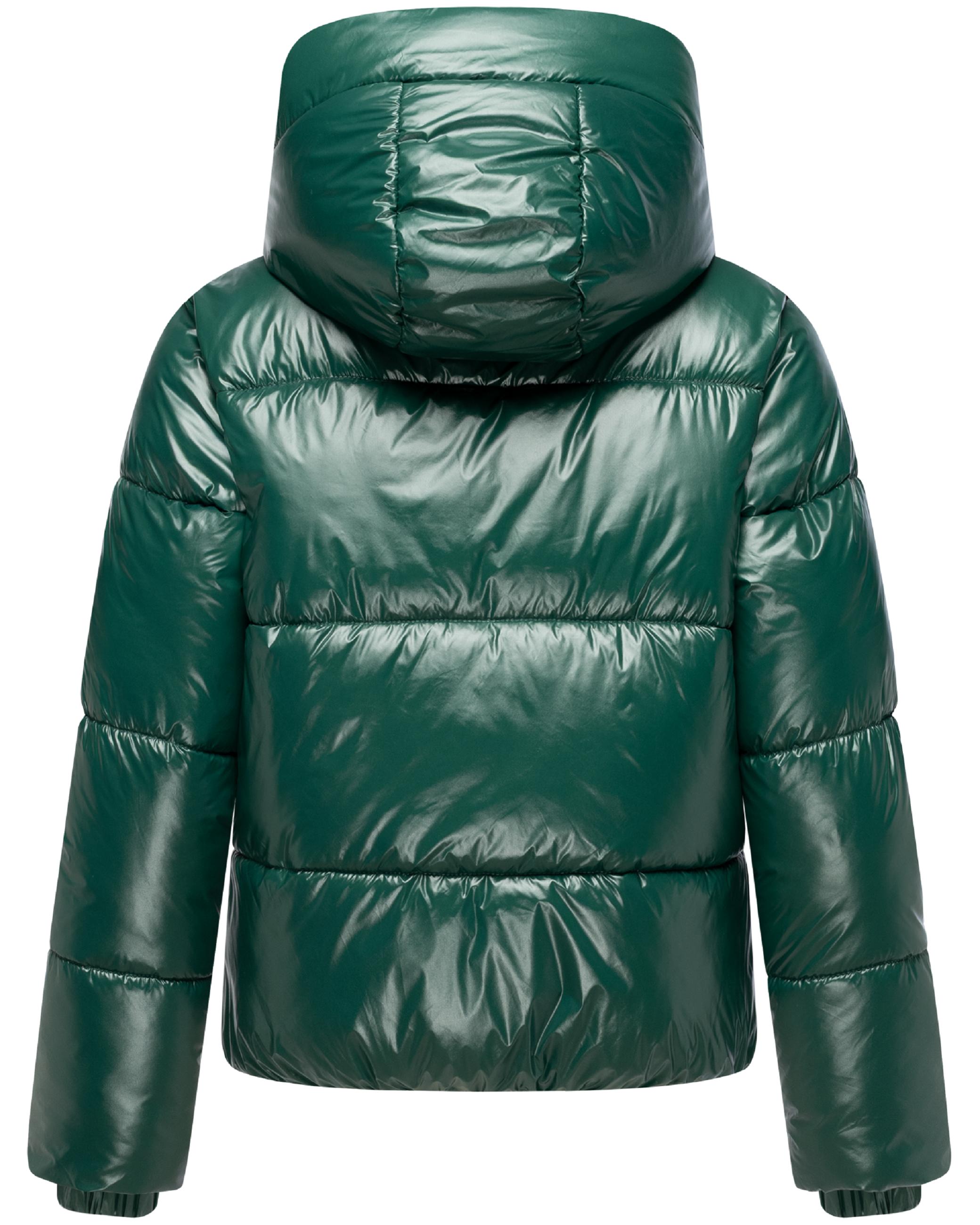 Winter Steppjacke mit abnehmbarer Kapuze "Skyraa 16" Evergreen
