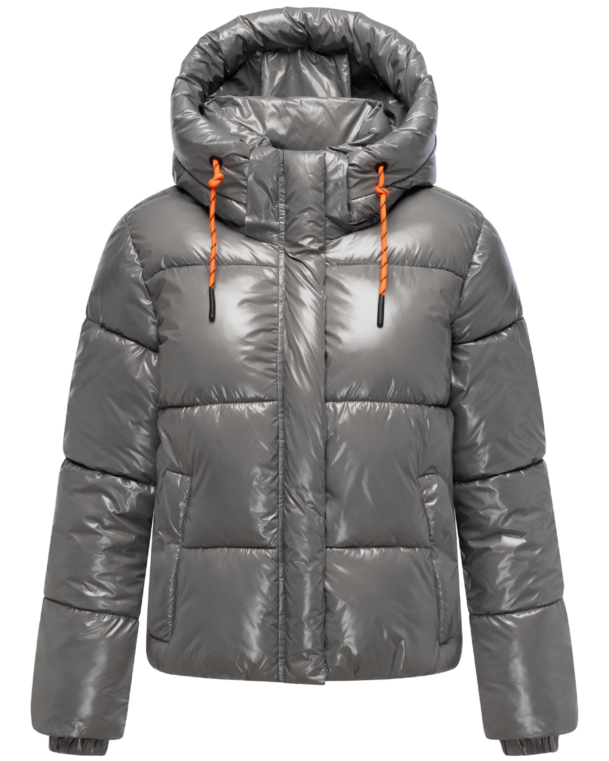 Winter Steppjacke mit abnehmbarer Kapuze "Skyraa 16" Grey