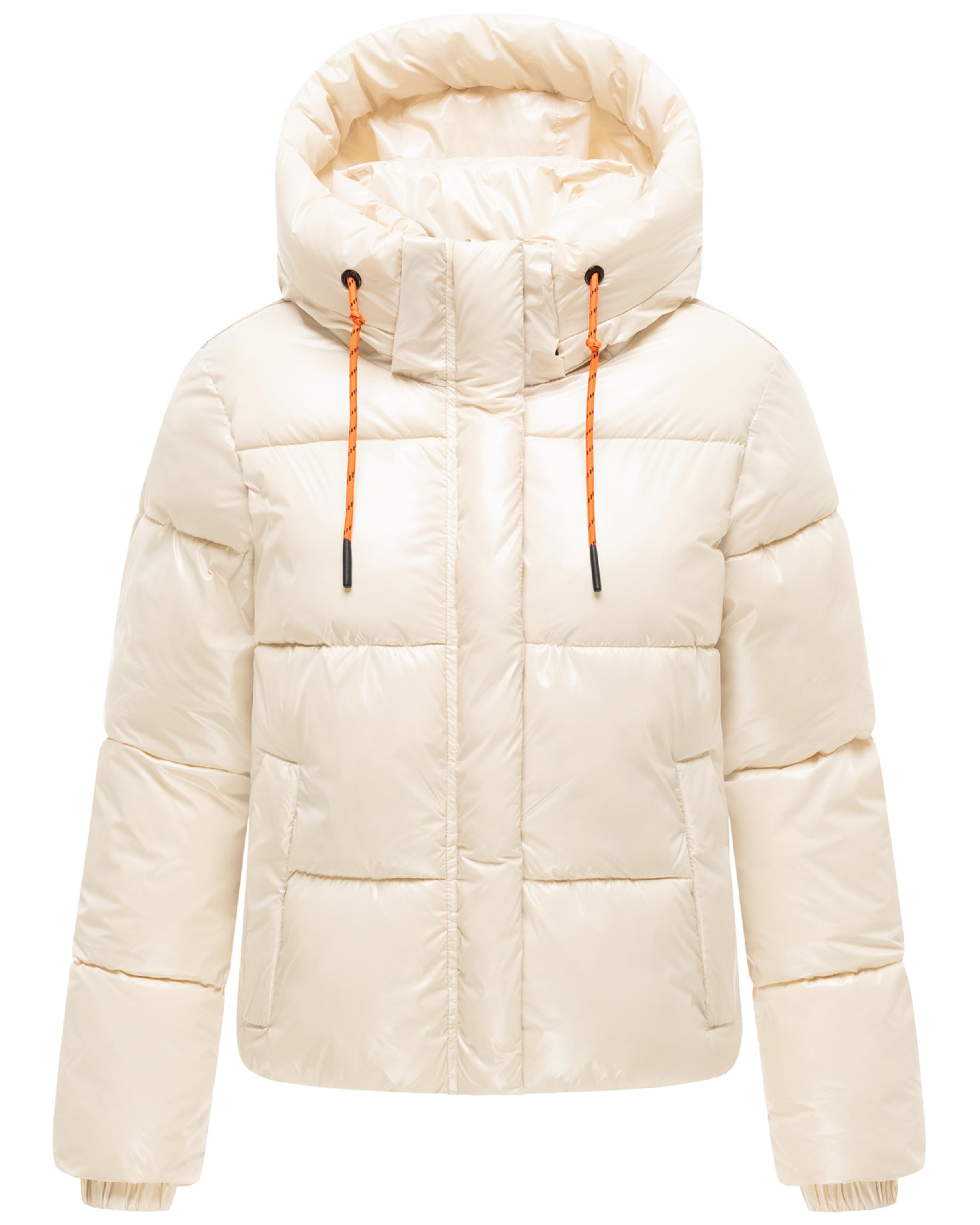 Winter Steppjacke mit abnehmbarer Kapuze "Skyraa 16" Light Sand
