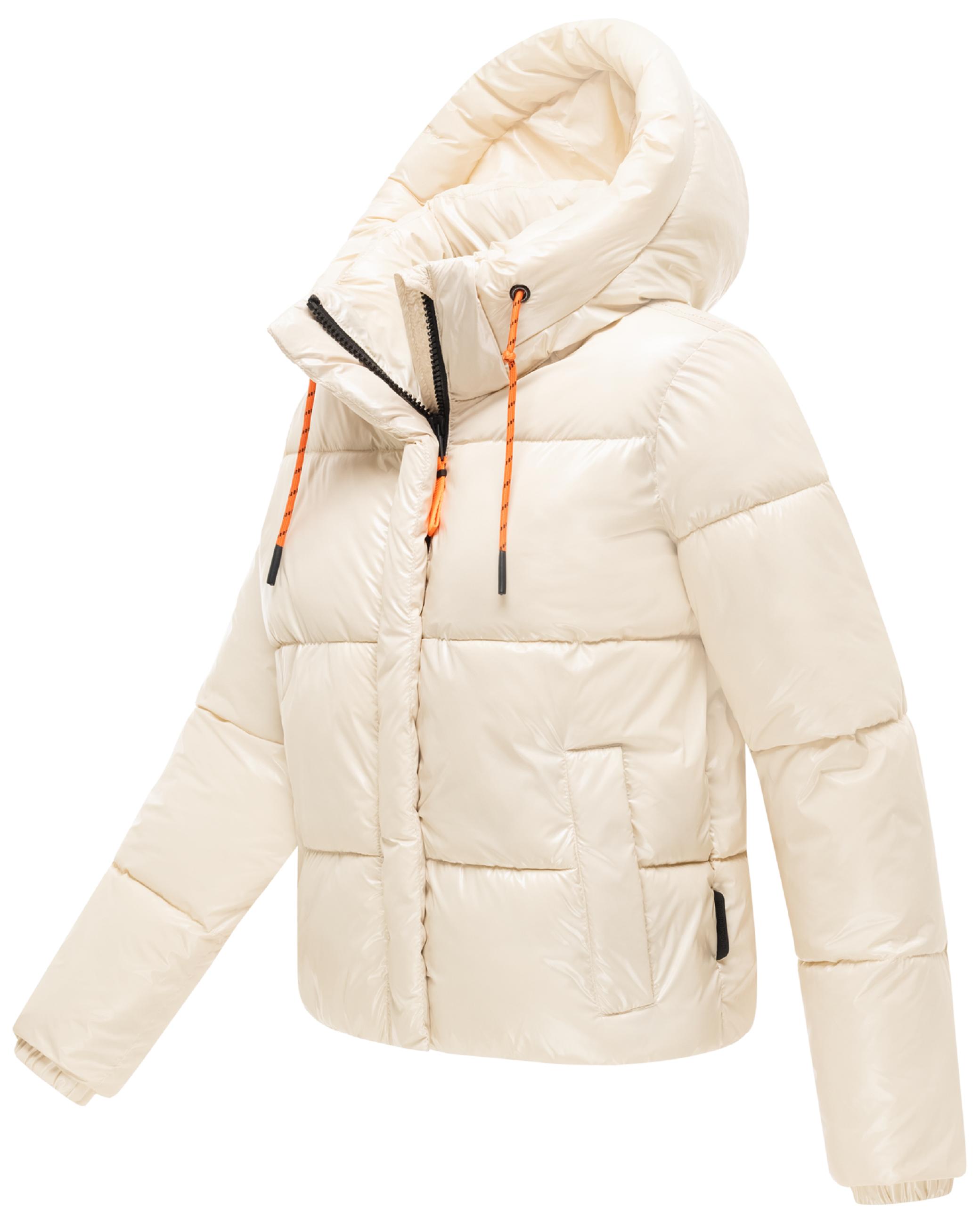 Winter Steppjacke mit abnehmbarer Kapuze "Skyraa 16" Light Sand