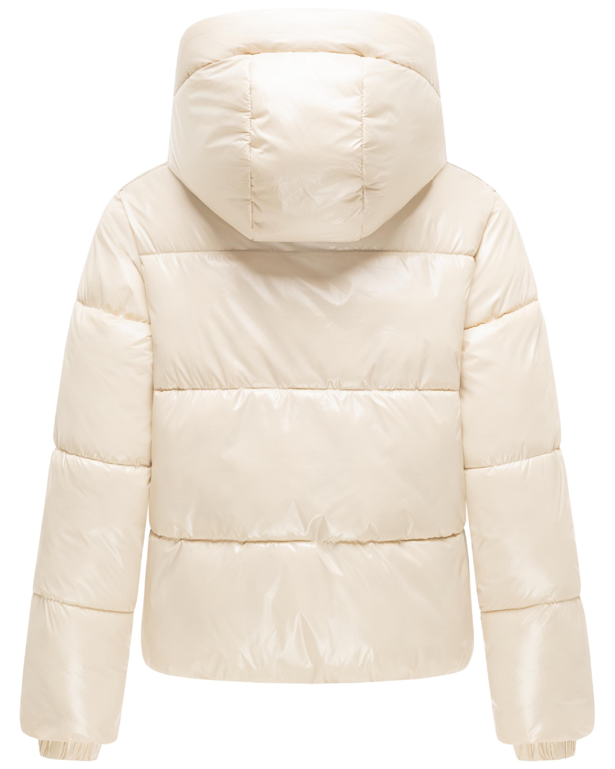 Winter Steppjacke mit abnehmbarer Kapuze "Skyraa 16" Light Sand