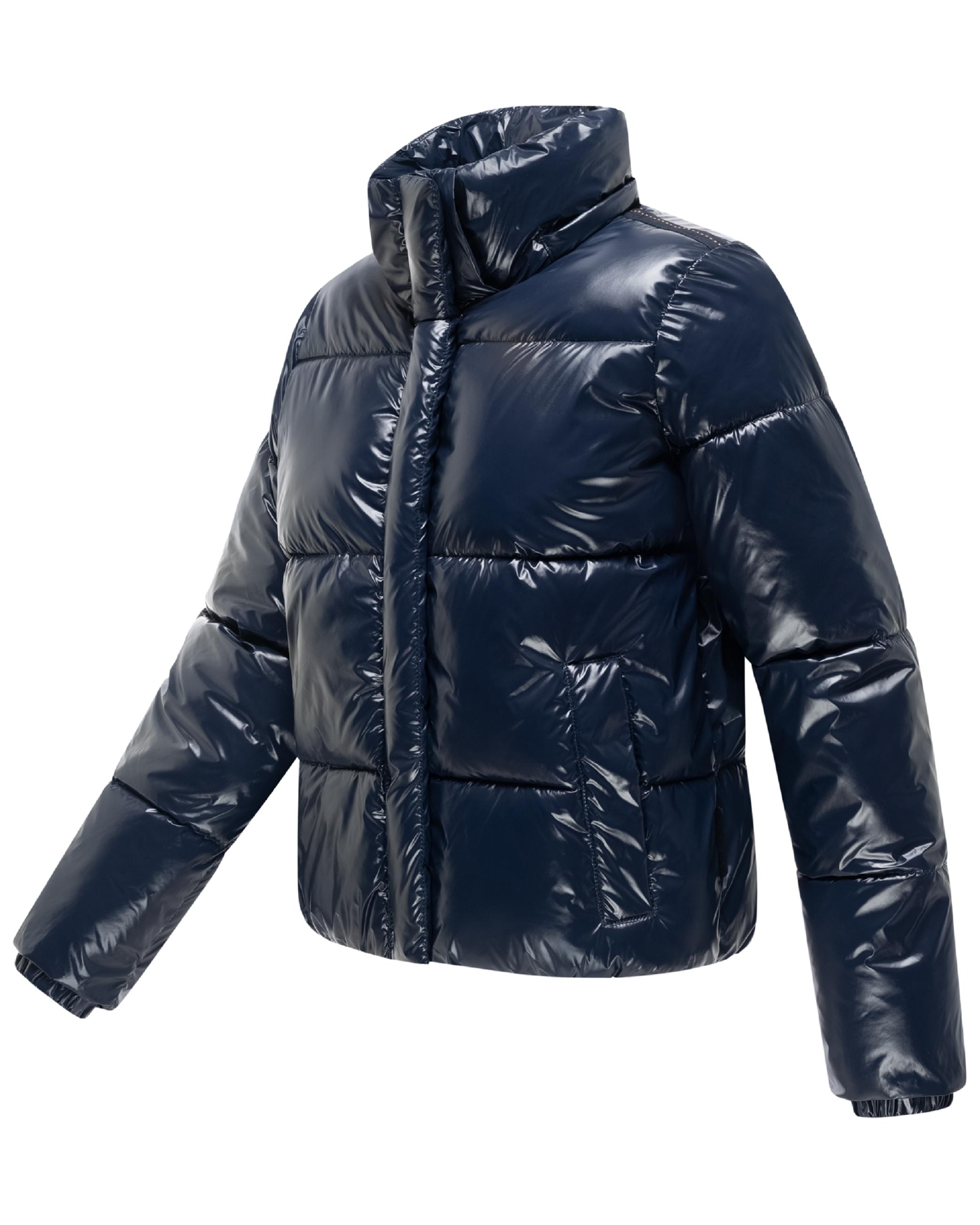 Winter Steppjacke mit abnehmbarer Kapuze "Skyraa 16" Night Sky Blue