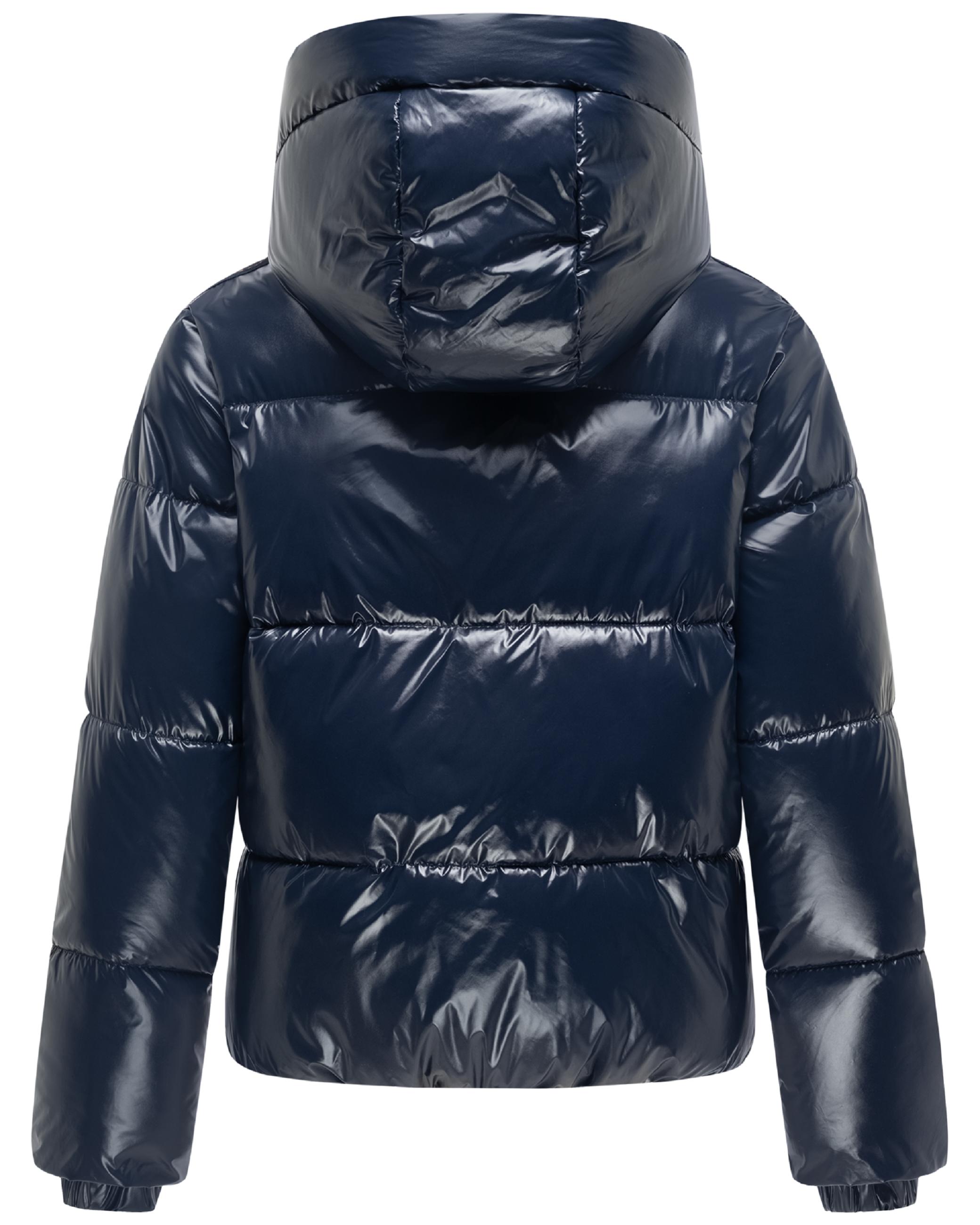 Winter Steppjacke mit abnehmbarer Kapuze "Skyraa 16" Night Sky Blue