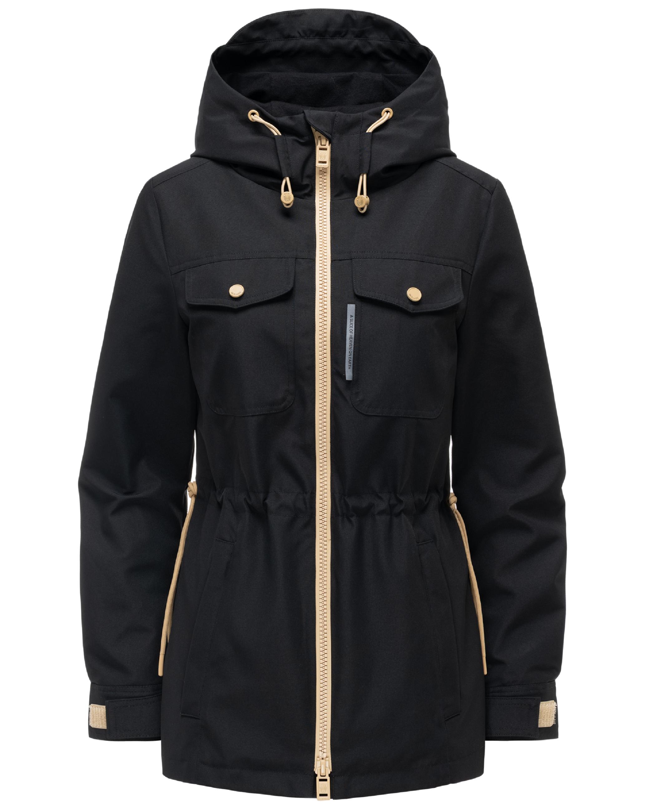 Parka mit Taillenzugband "Sohaa 16" Black