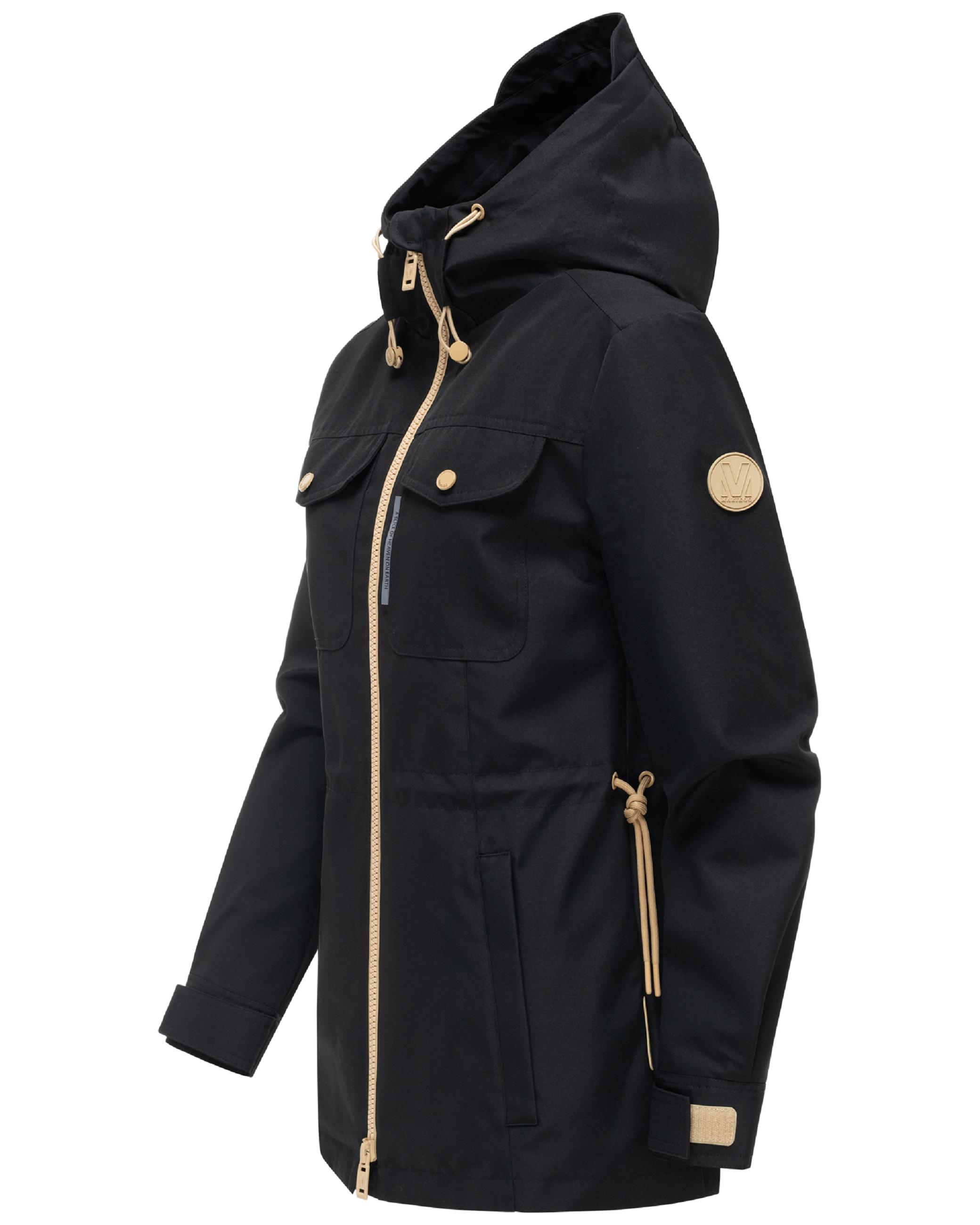 Parka mit Taillenzugband "Sohaa 16" Black