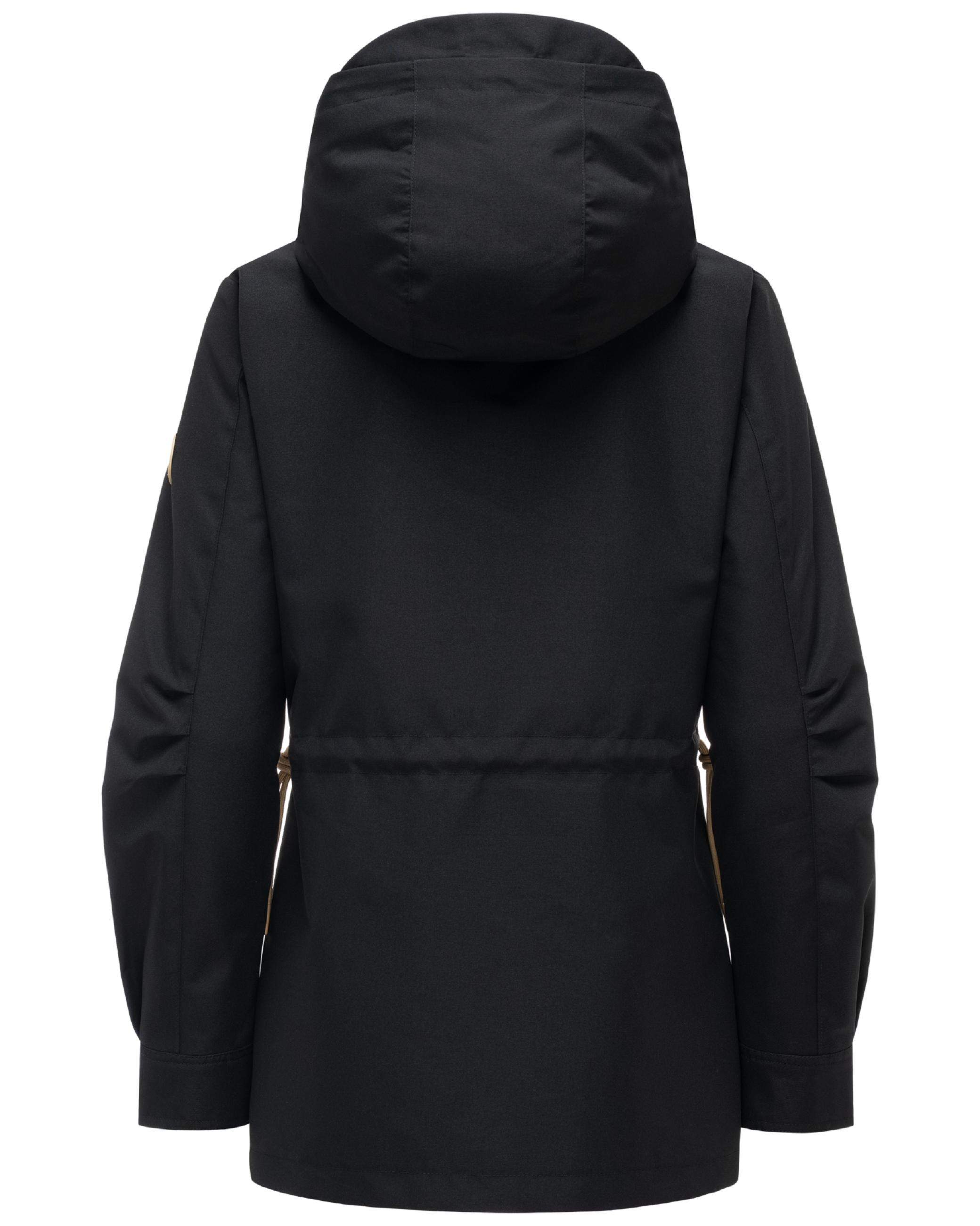 Parka mit Taillenzugband "Sohaa 16" Black