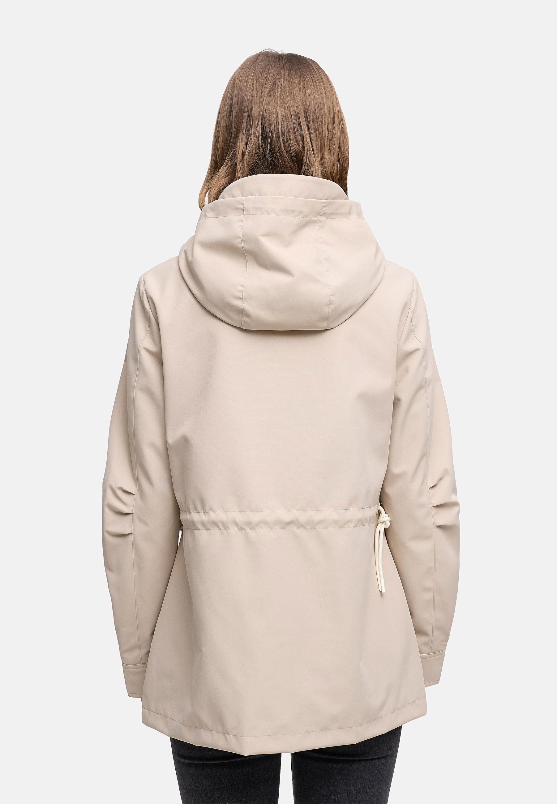 wasserdichter Parka mit Taillenzugband "Sohaa 16" Light Taupe