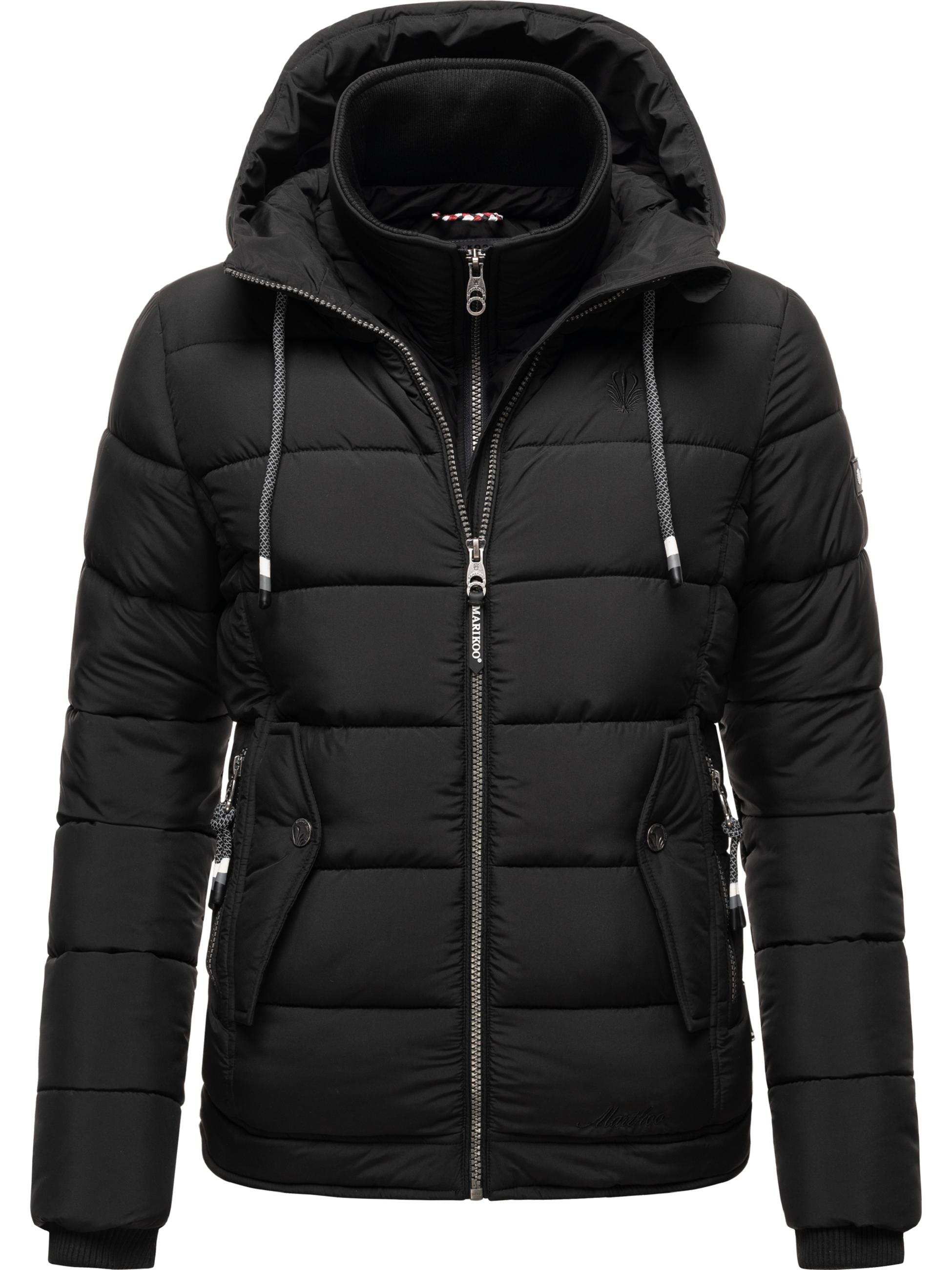 Winter Steppjacke mit Kapuze "Taisaa Prc" Black