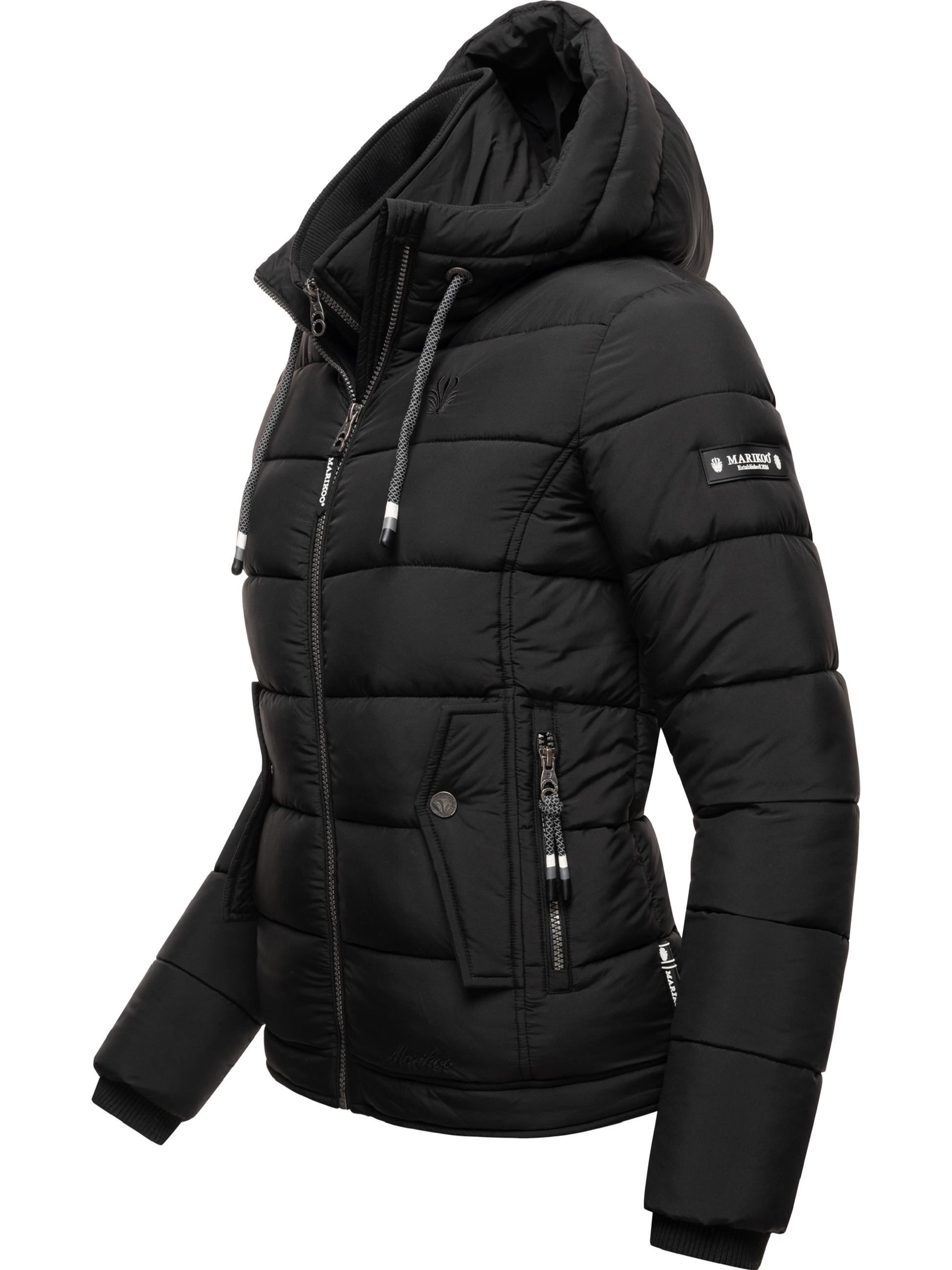 Winter Steppjacke mit Kapuze "Taisaa Prc" Black