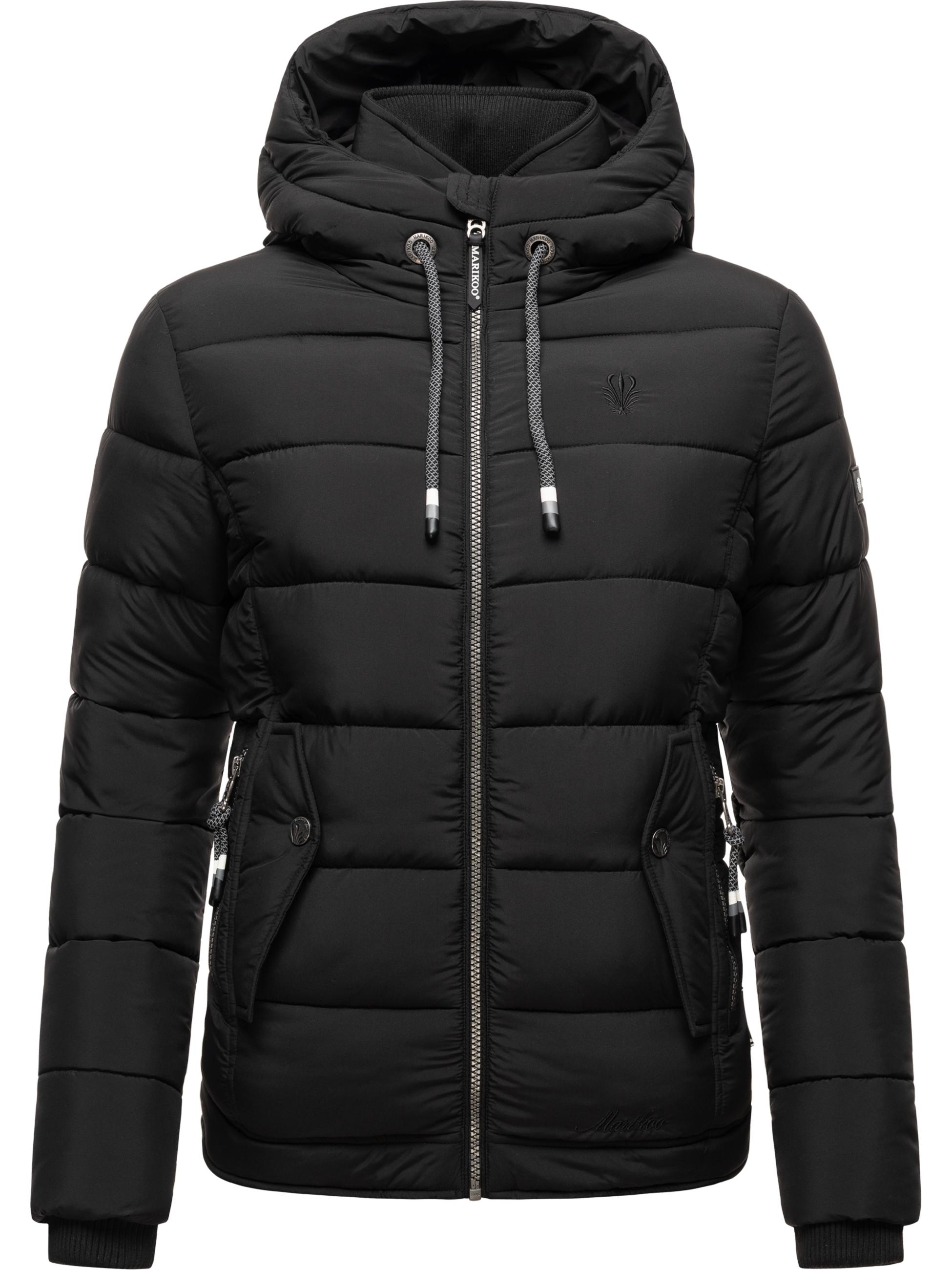 Winter Steppjacke mit Kapuze "Taisaa Prc" Black