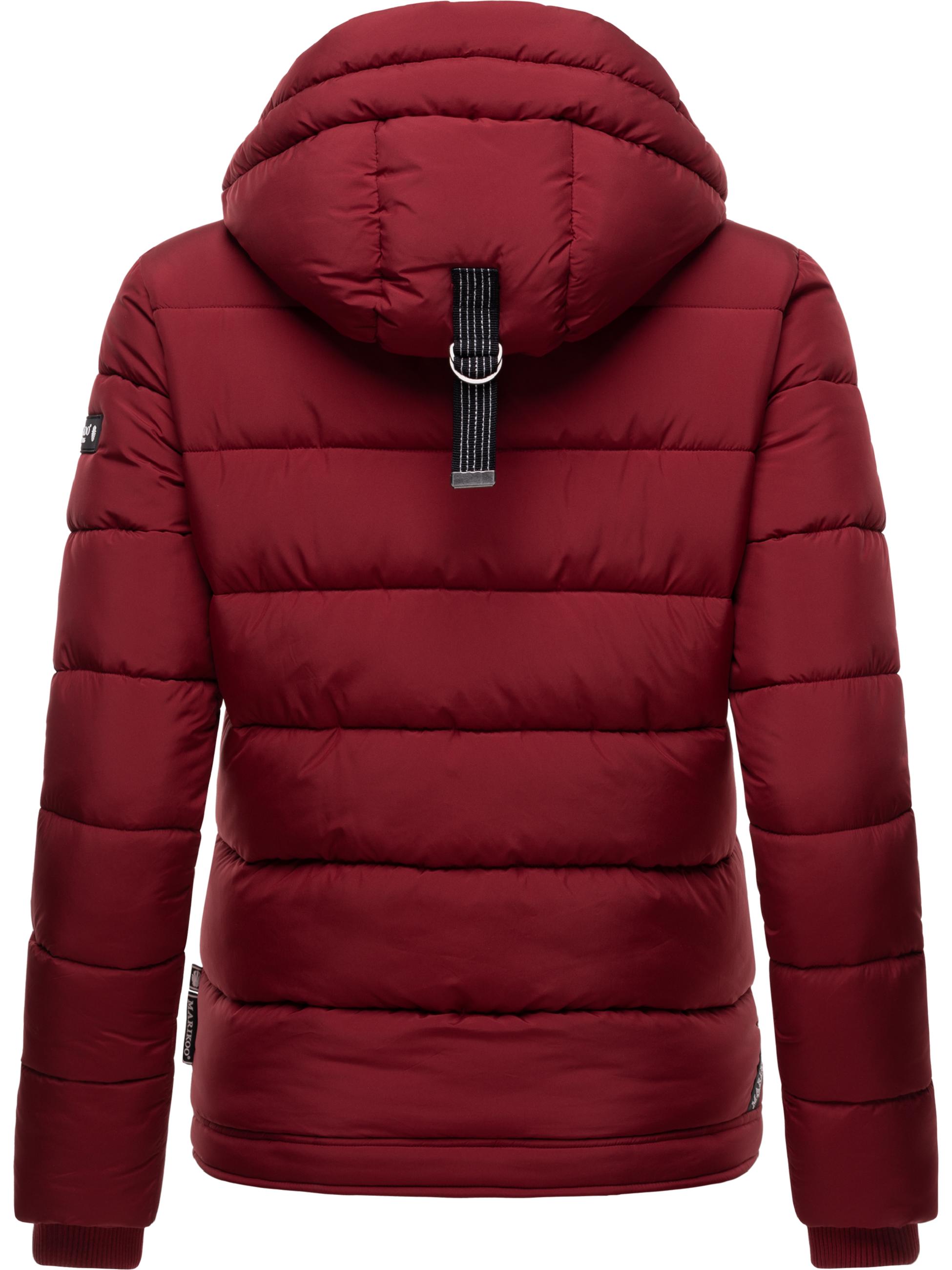 Winter Steppjacke mit Kapuze "Taisaa Prc" Blood Red