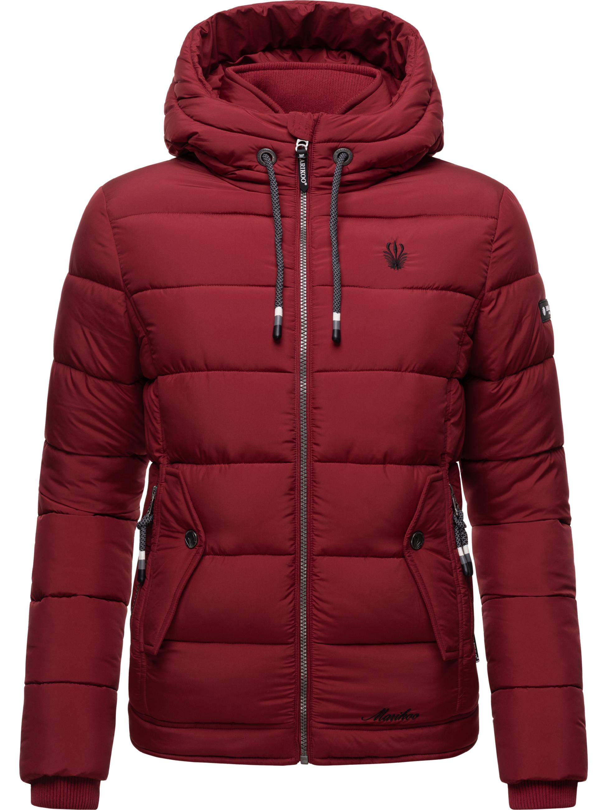 Winter Steppjacke mit Kapuze "Taisaa Prc" Blood Red