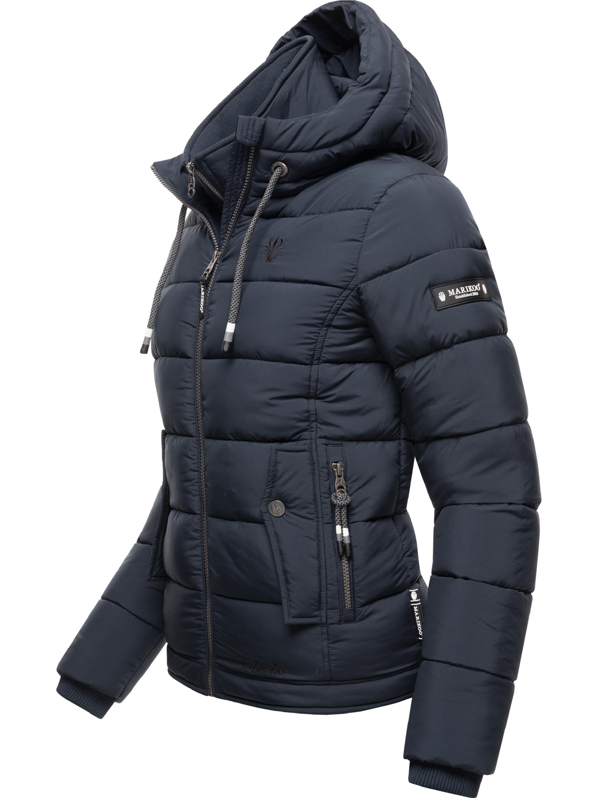 Winter Steppjacke mit Kapuze "Taisaa Prc" Navy