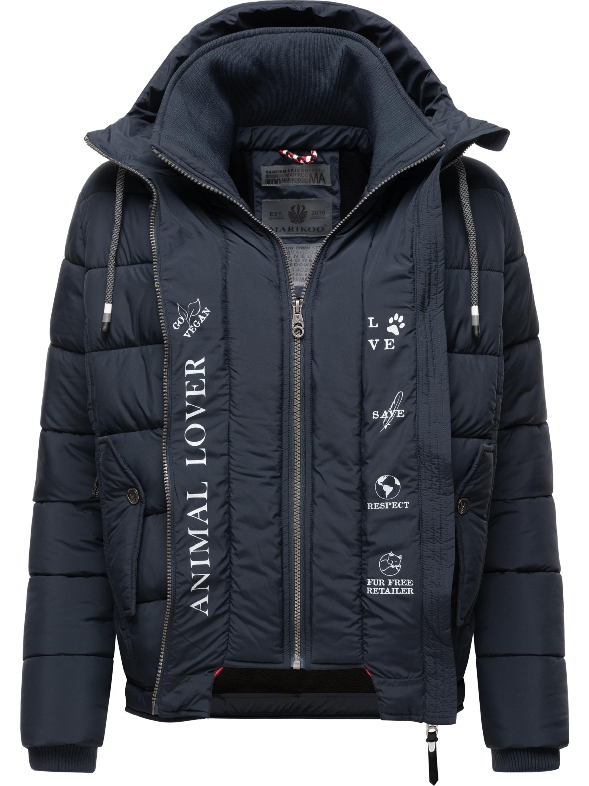 Winter Steppjacke mit Kapuze "Taisaa Prc" Navy