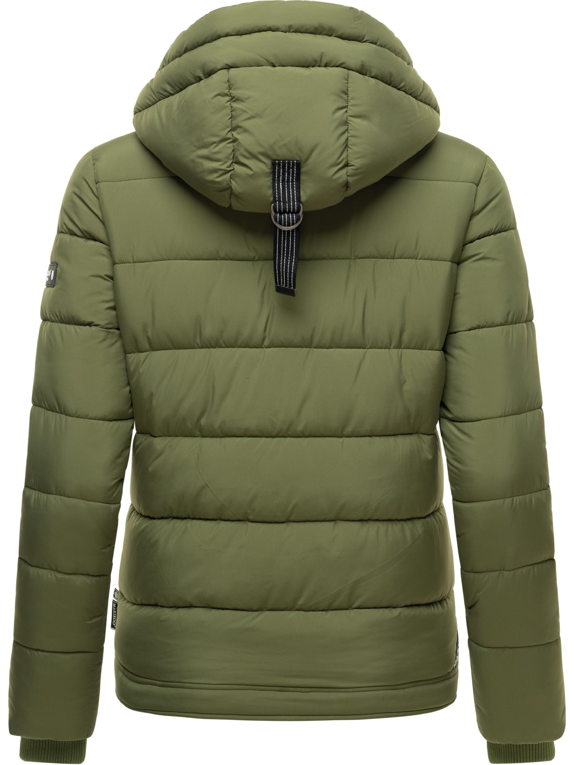 Winter Steppjacke mit Kapuze "Taisaa Prc" Olive