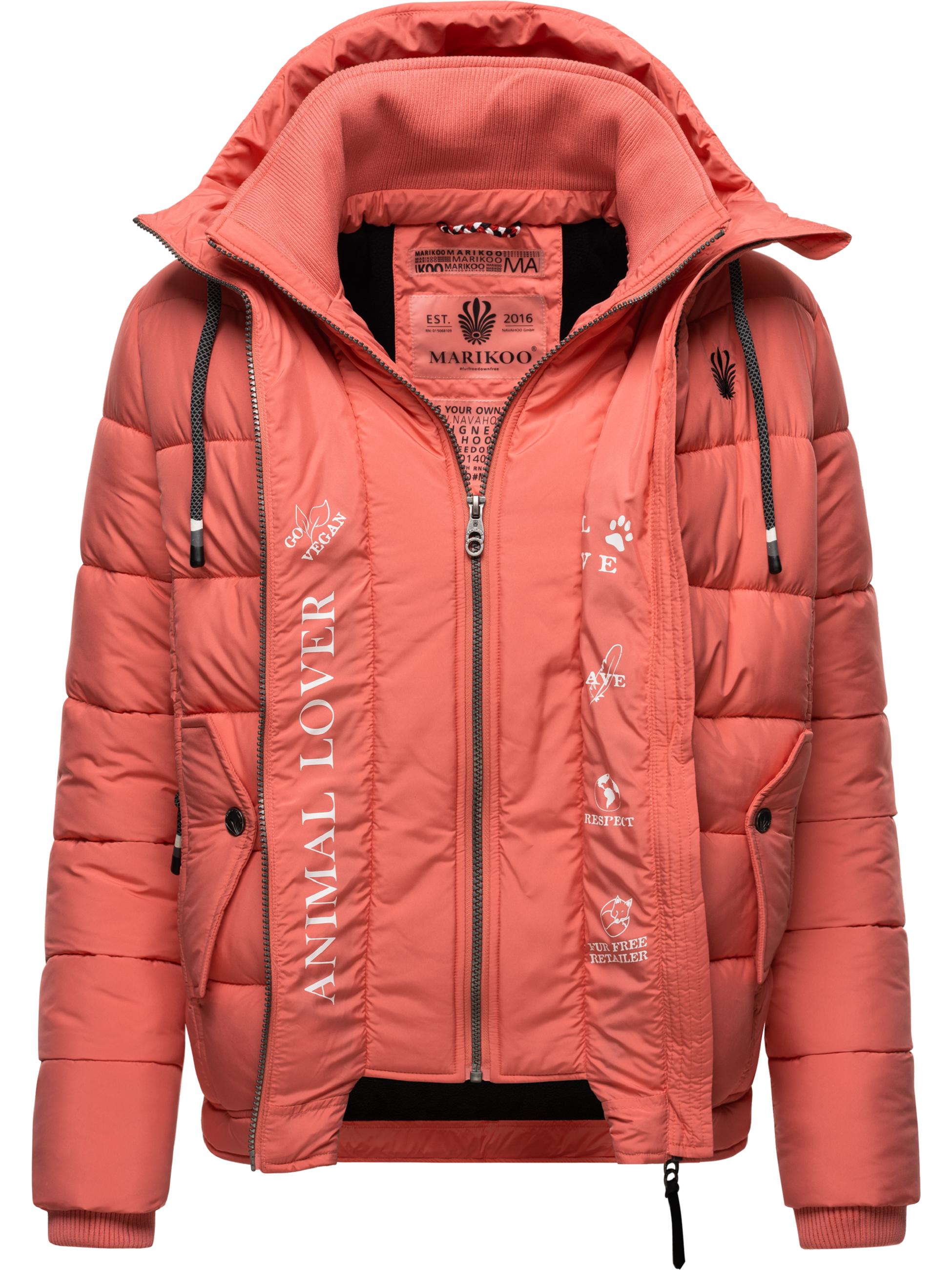 Winter Steppjacke mit Kapuze "Taisaa Prc" Rose Coral