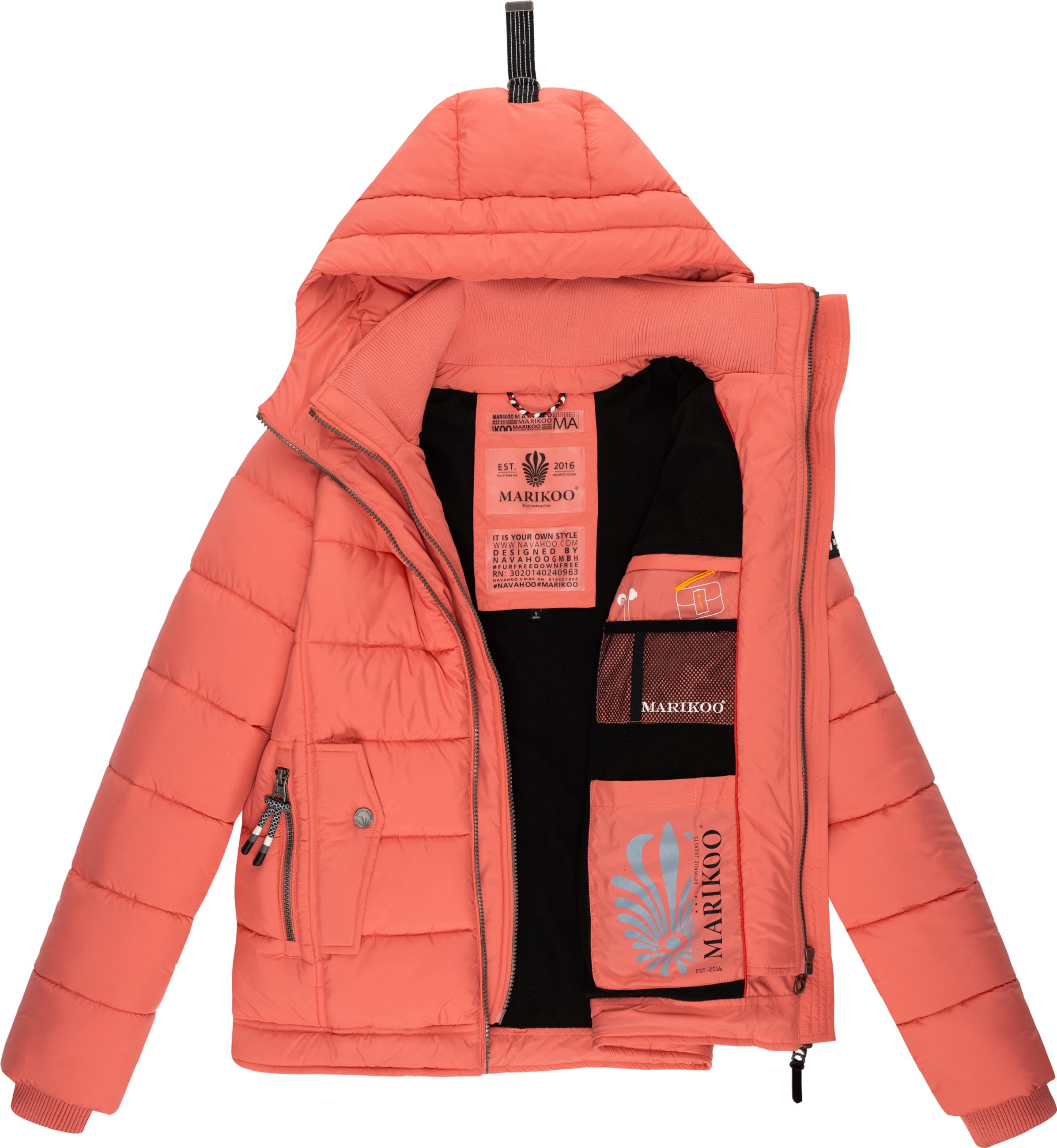 Winter Steppjacke mit Kapuze "Taisaa Prc" Rose Coral