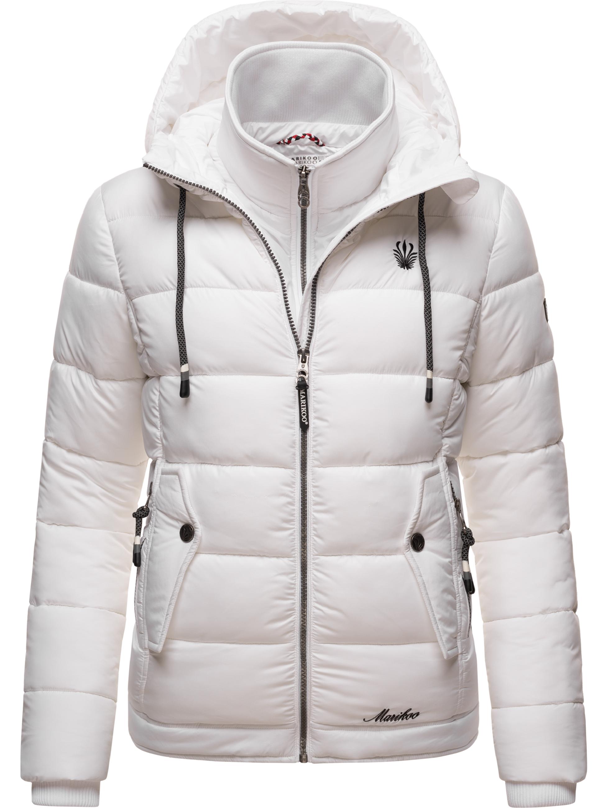 Winter Steppjacke mit Kapuze "Taisaa Prc" White