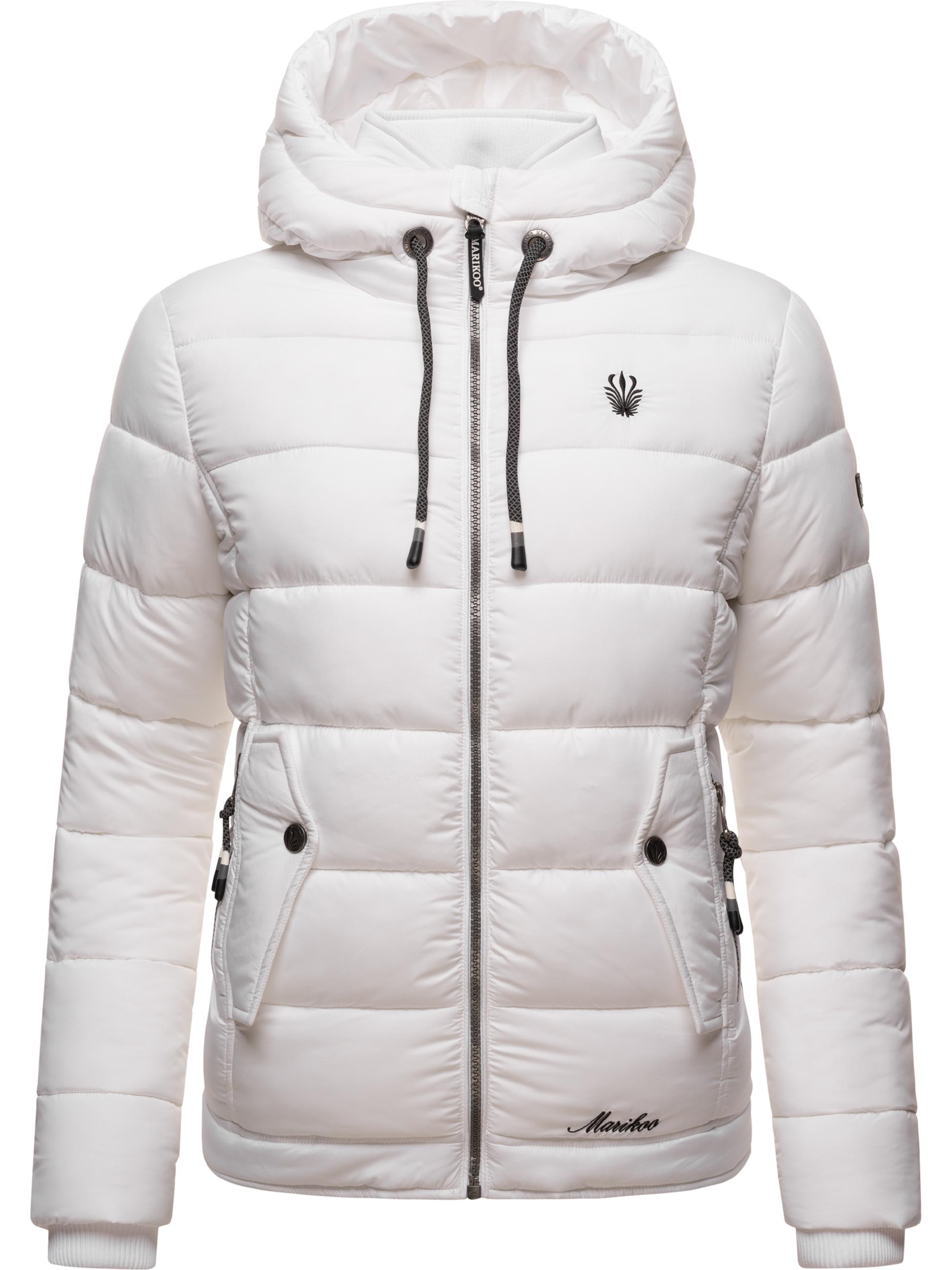 Winter Steppjacke mit Kapuze "Taisaa Prc" White