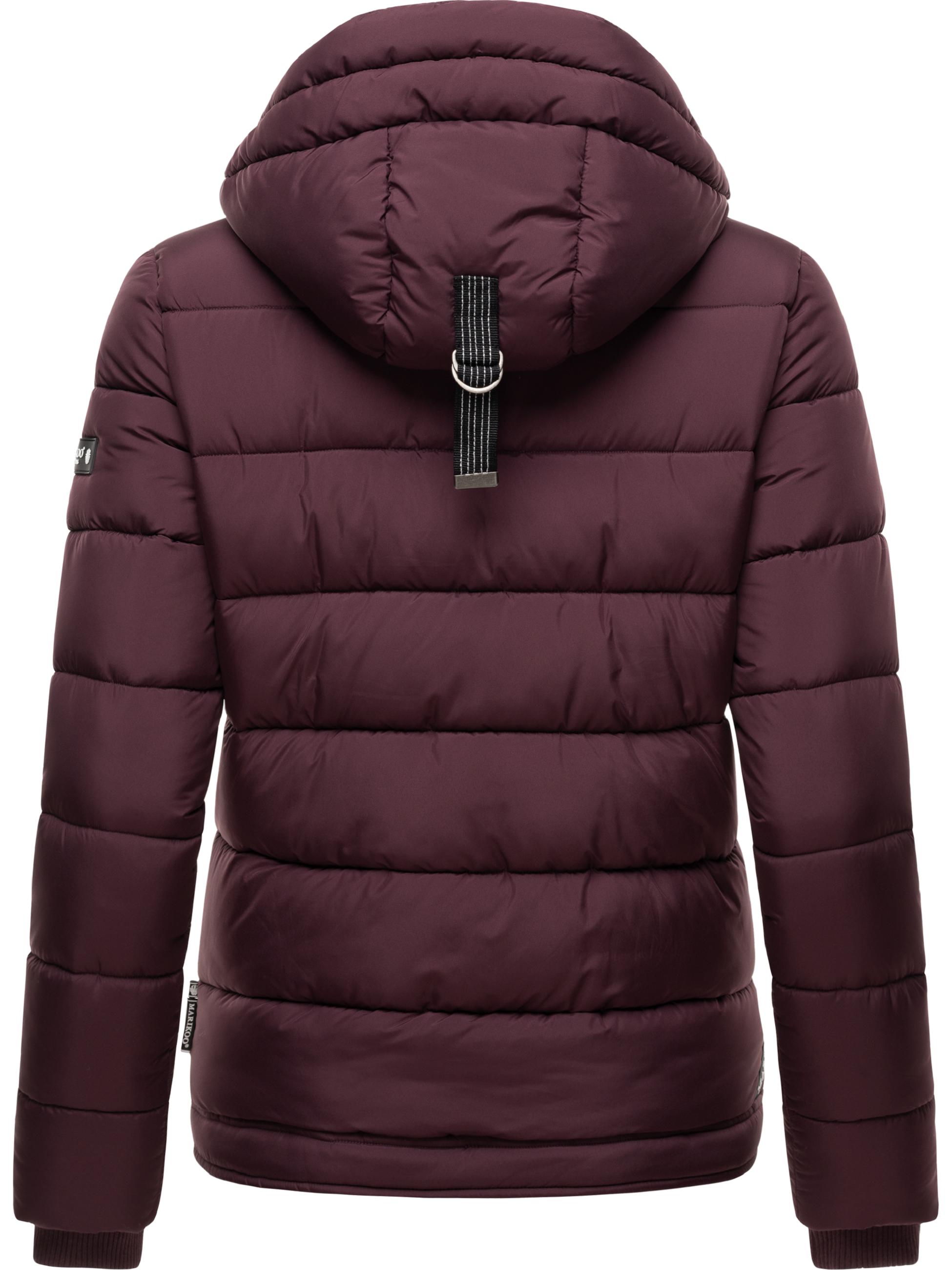 Winter Steppjacke mit Kapuze "Taisaa Prc" Wine