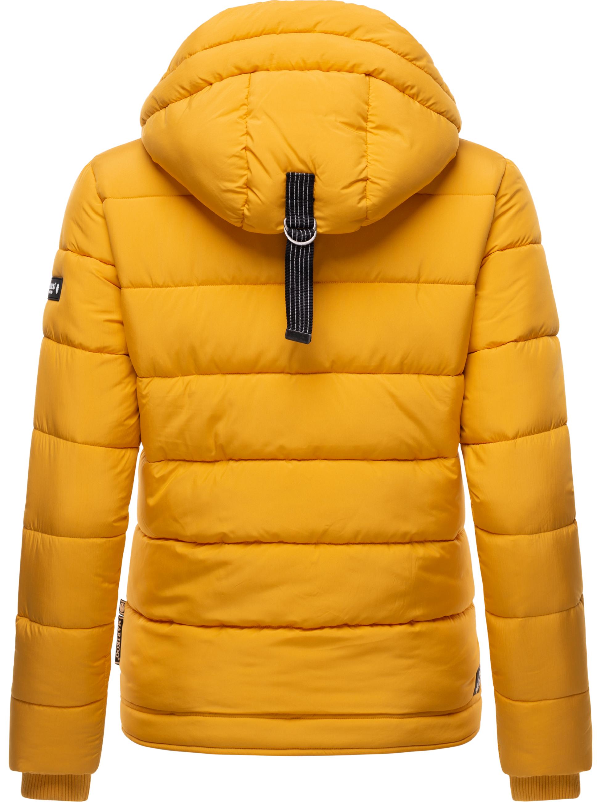 Winter Steppjacke mit Kapuze "Taisaa Prc" Yellow