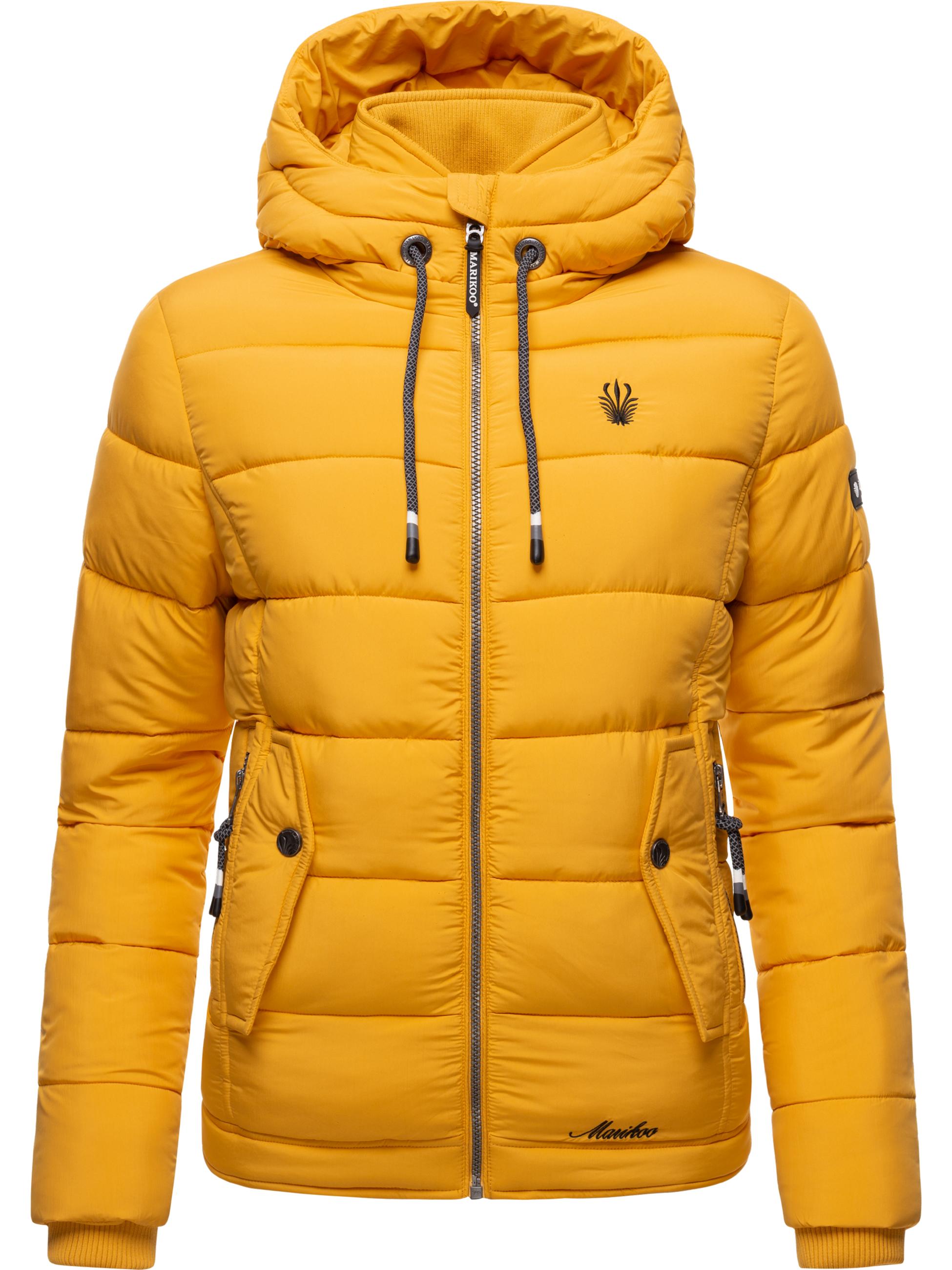 Winter Steppjacke mit Kapuze "Taisaa Prc" Yellow