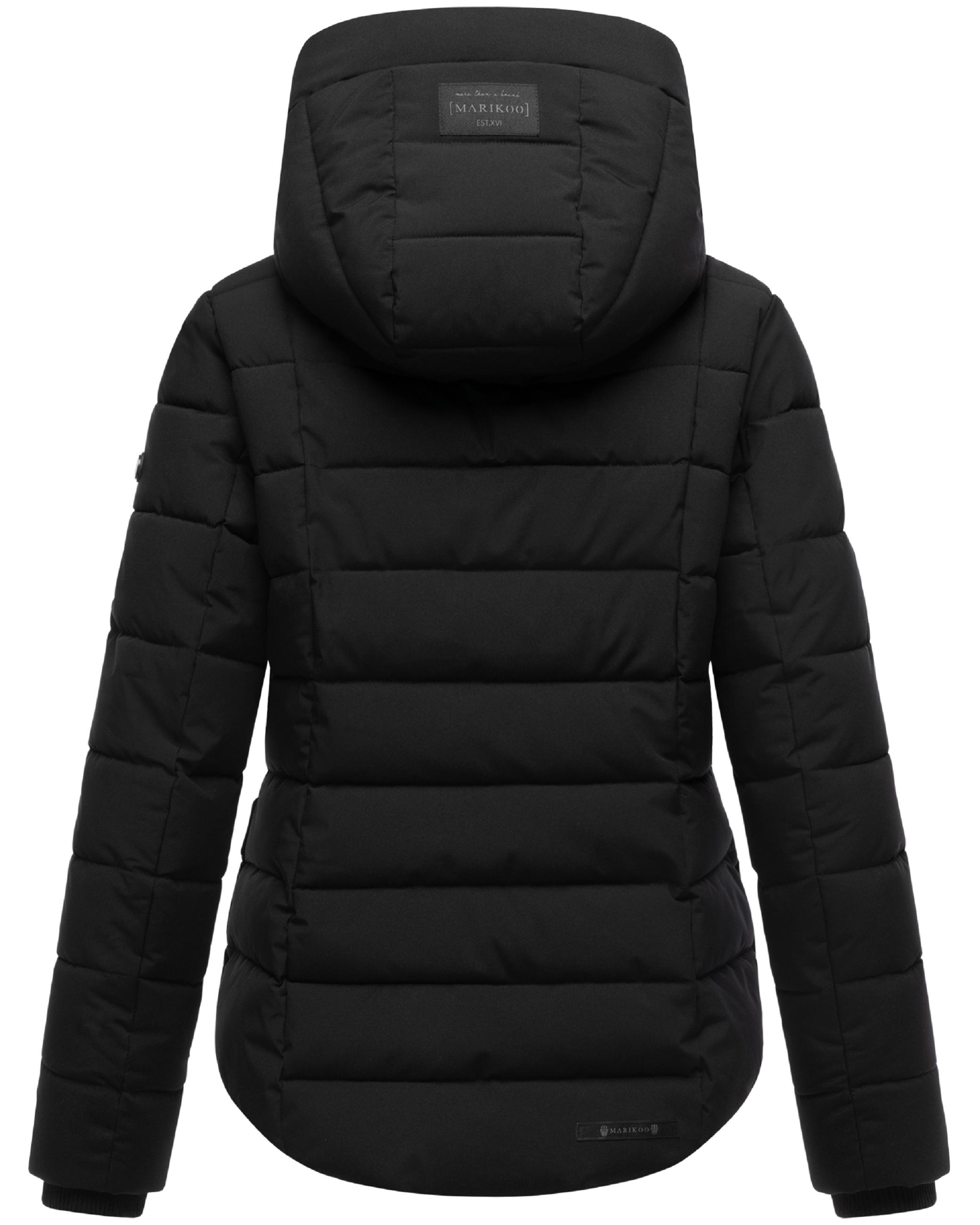 Steppjacke mit Kapuze "Tayenaa 16-1" Black