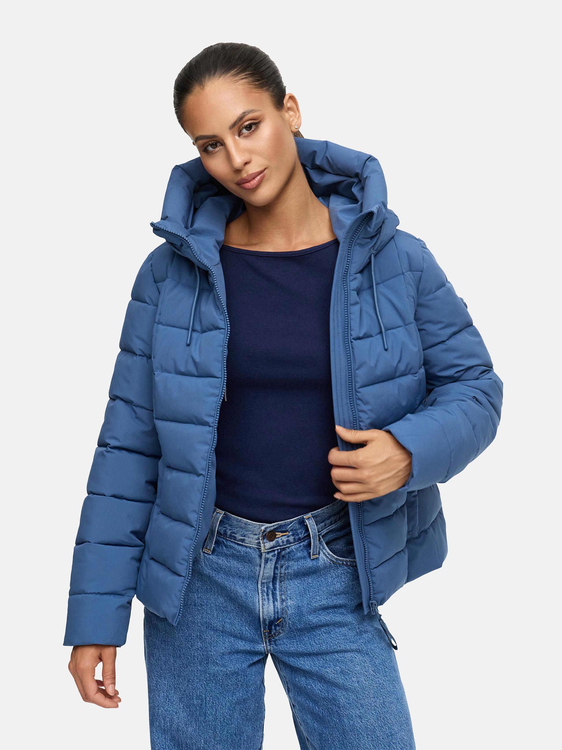 Steppjacke mit Kapuze "Tayenaa 16-1" Dusty Blue