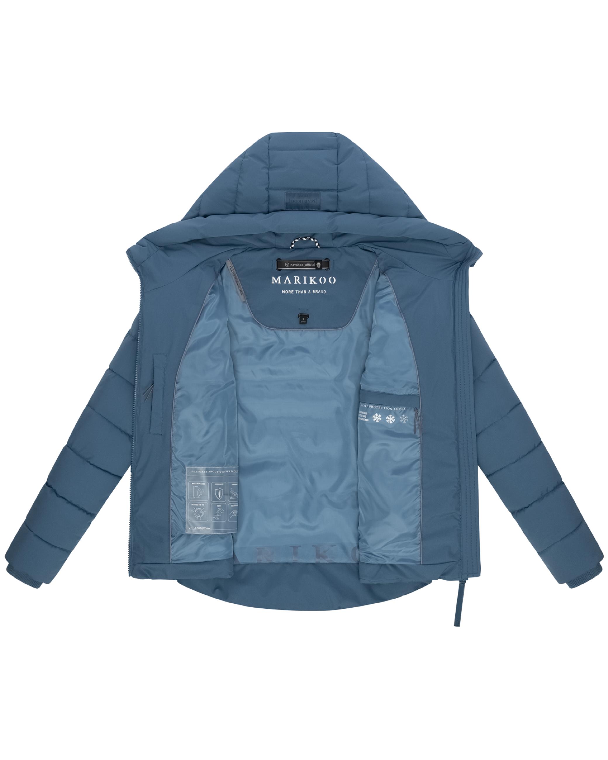 Steppjacke mit Kapuze "Tayenaa 16-1" Dusty Blue