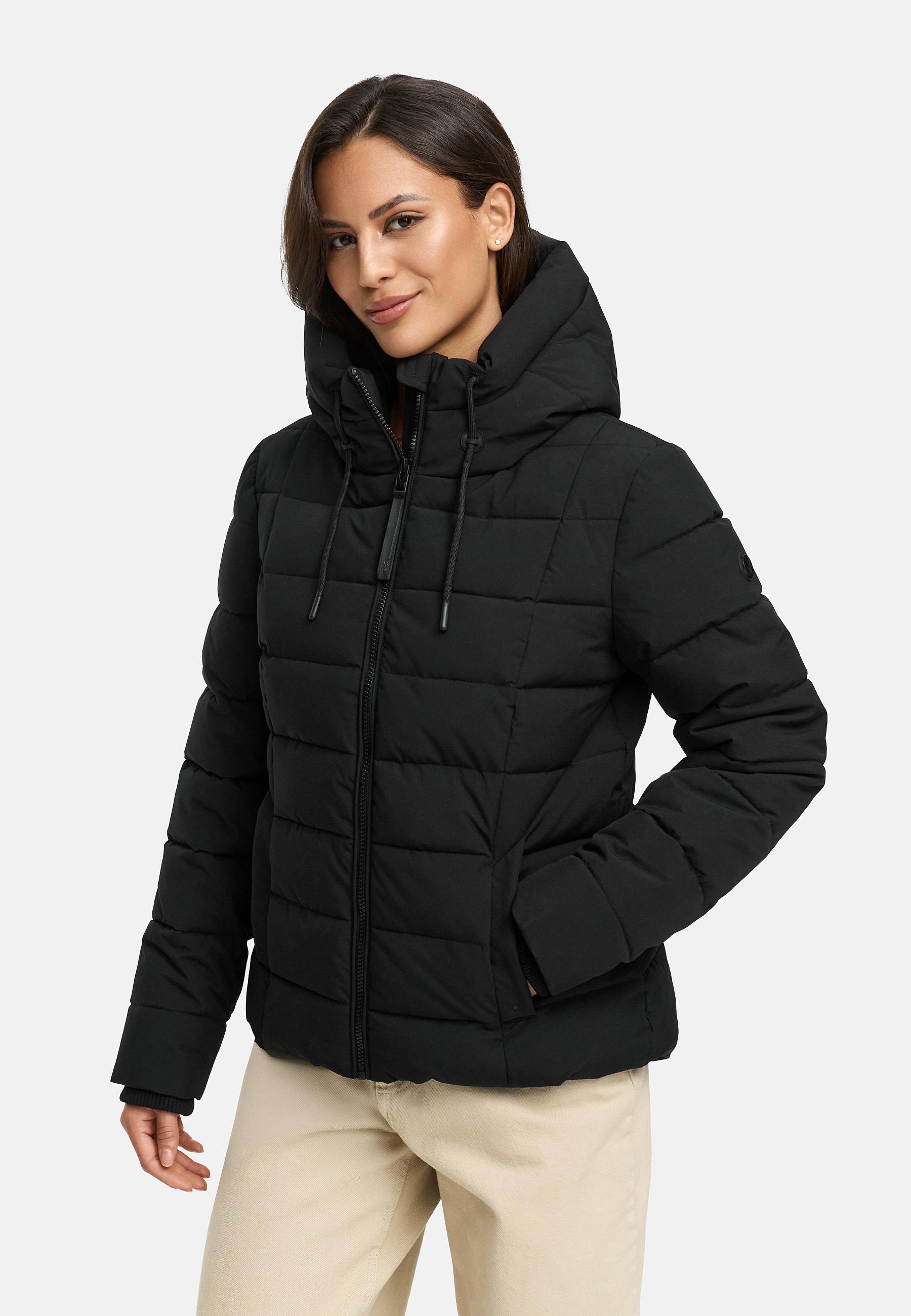 Steppjacke mit Kapuze "Tayenaa 16" Black