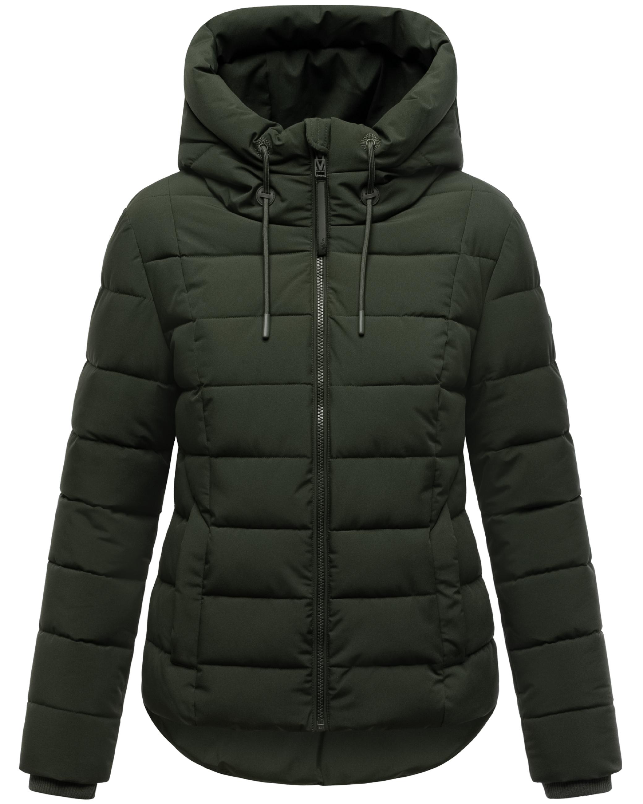 Steppjacke mit Kapuze "Tayenaa 16" Dark Olive